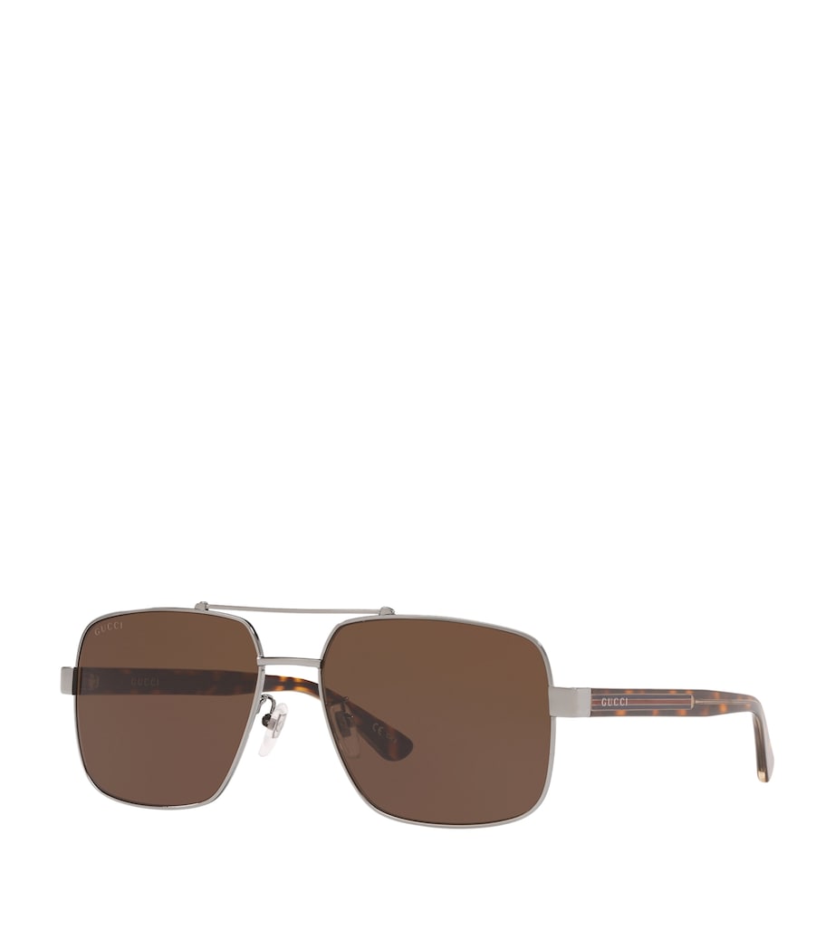 Metal Pilot Sunglasses 4240D1 Image 2