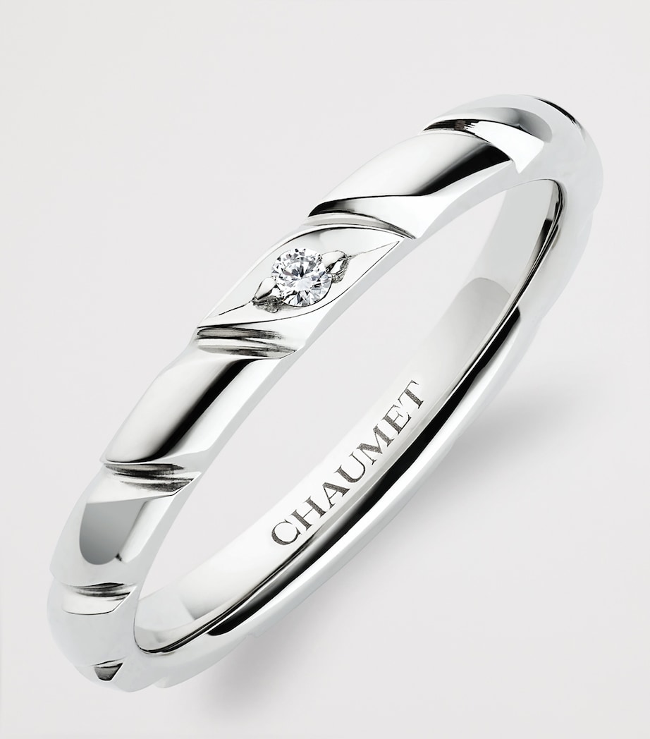 Chaumet Platinum and Diamond Torsade de Chaumet Wedding Band Platinum Image 3