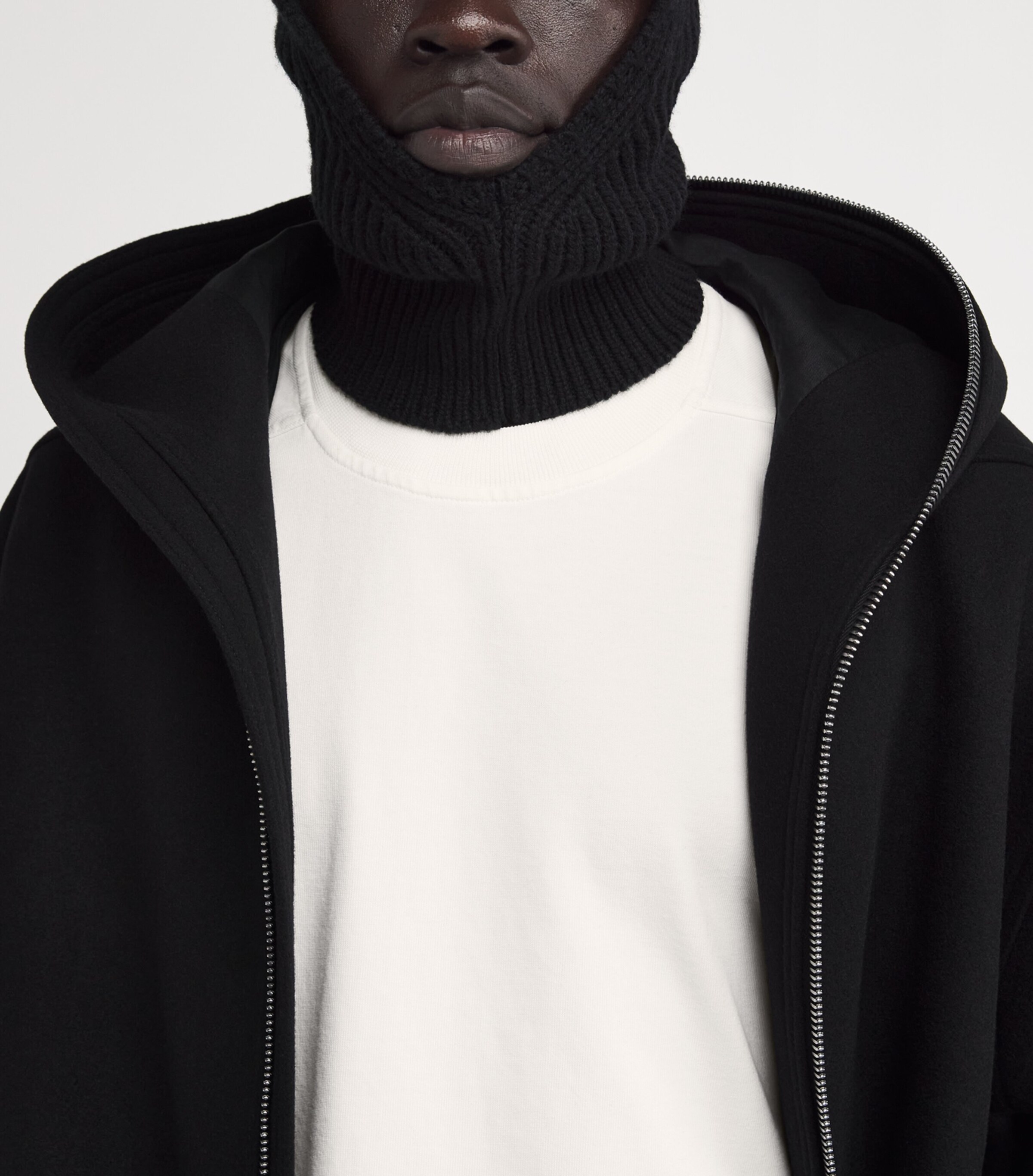 Rick Owens Mens Oversized Organic Cotton Tommy T-Shirt Milk/ Image 6
