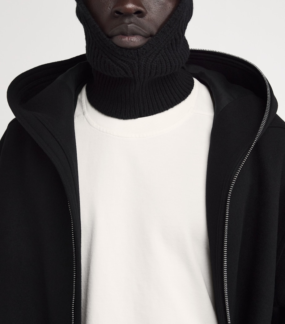 Rick Owens Mens Oversized Organic Cotton Tommy T-Shirt Milk/ Image 6