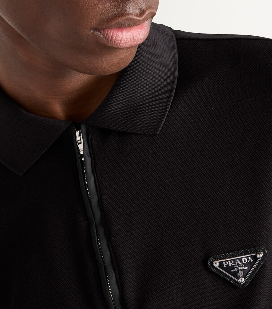Re-Nylon Logo Polo Shirt F0002 Image 5