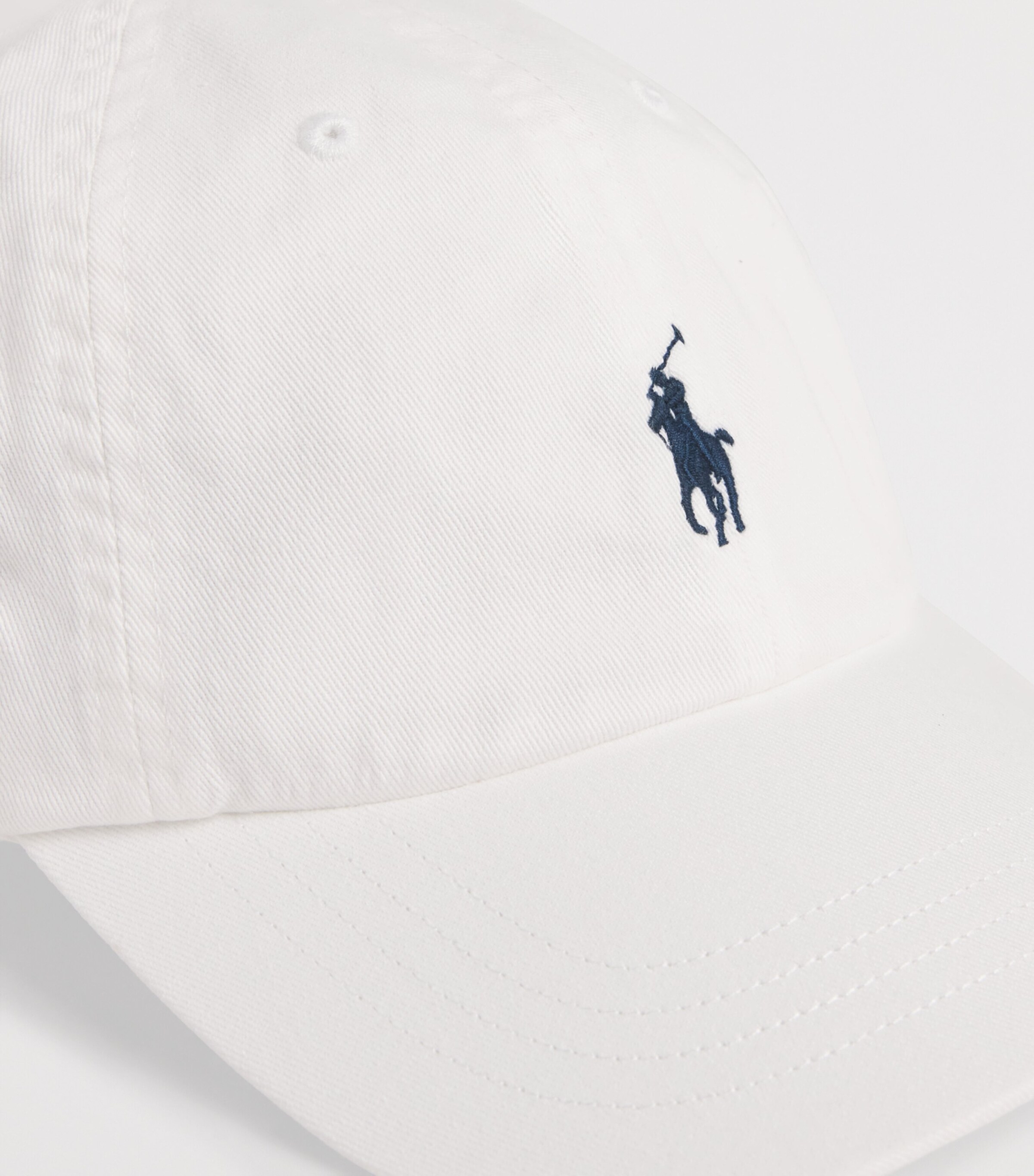 Polo Ralph Lauren Polo Pony Baseball Cap White/ Newport Navy Image 4