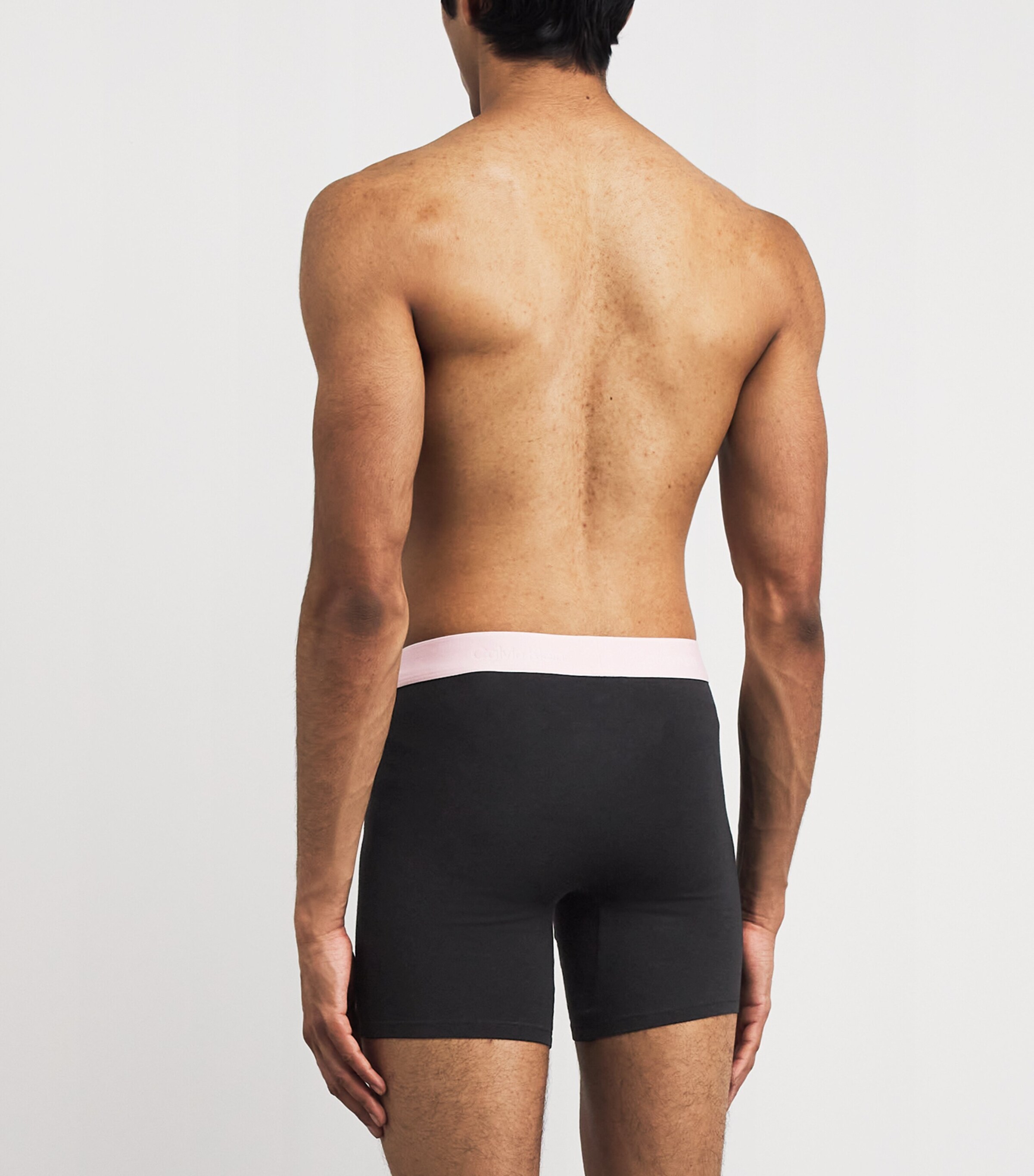 Calvin Klein Mens Cotton Stretch Icon Boxer Briefs (Pack of 3) Multi Image 3