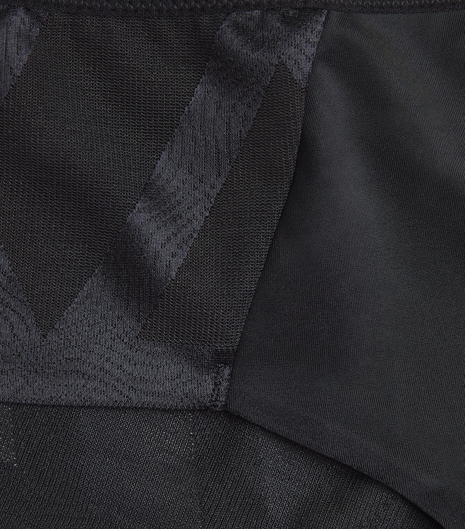 Chantelle Womens Shorty Glaze Briefs Black Image 4