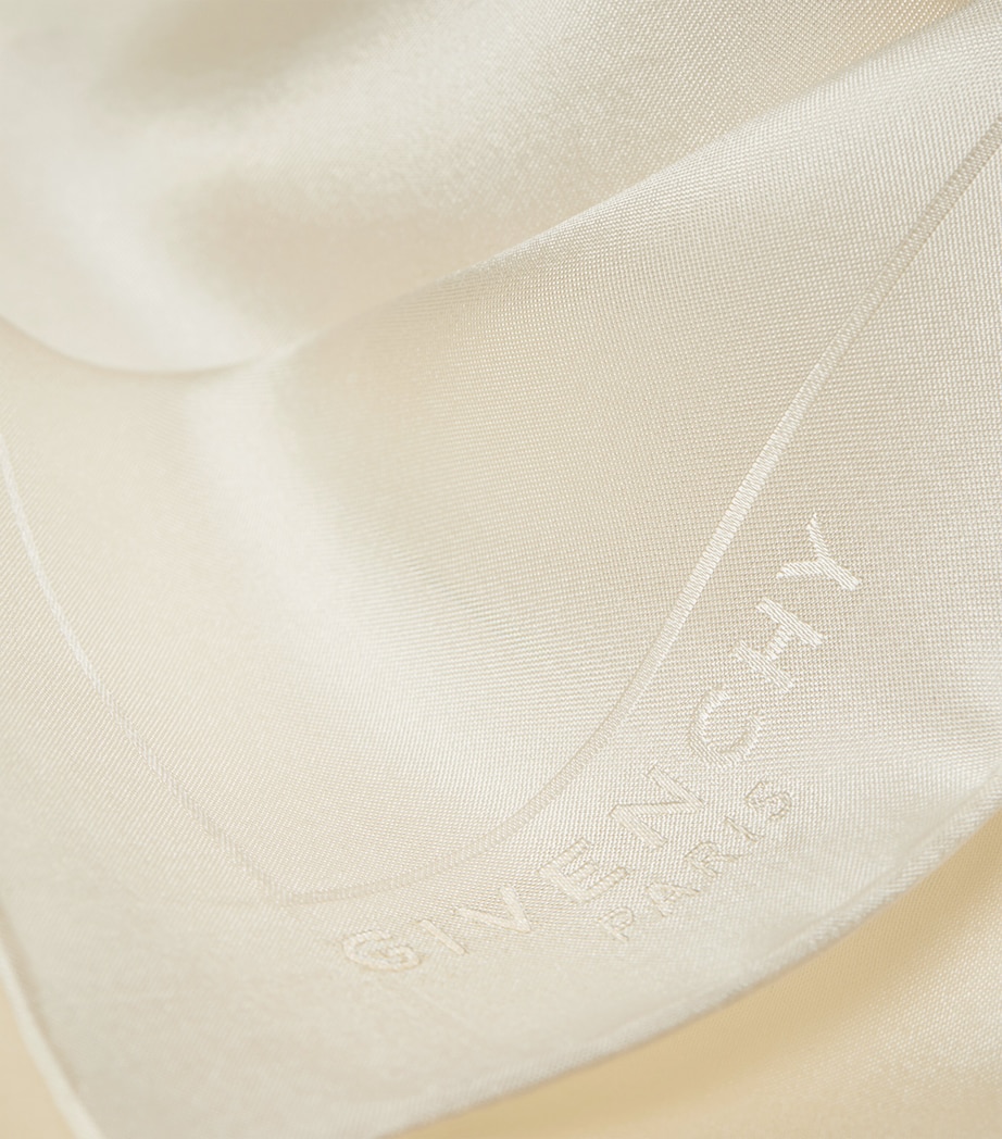 Givenchy Silk Logo Pocket Square Image 2