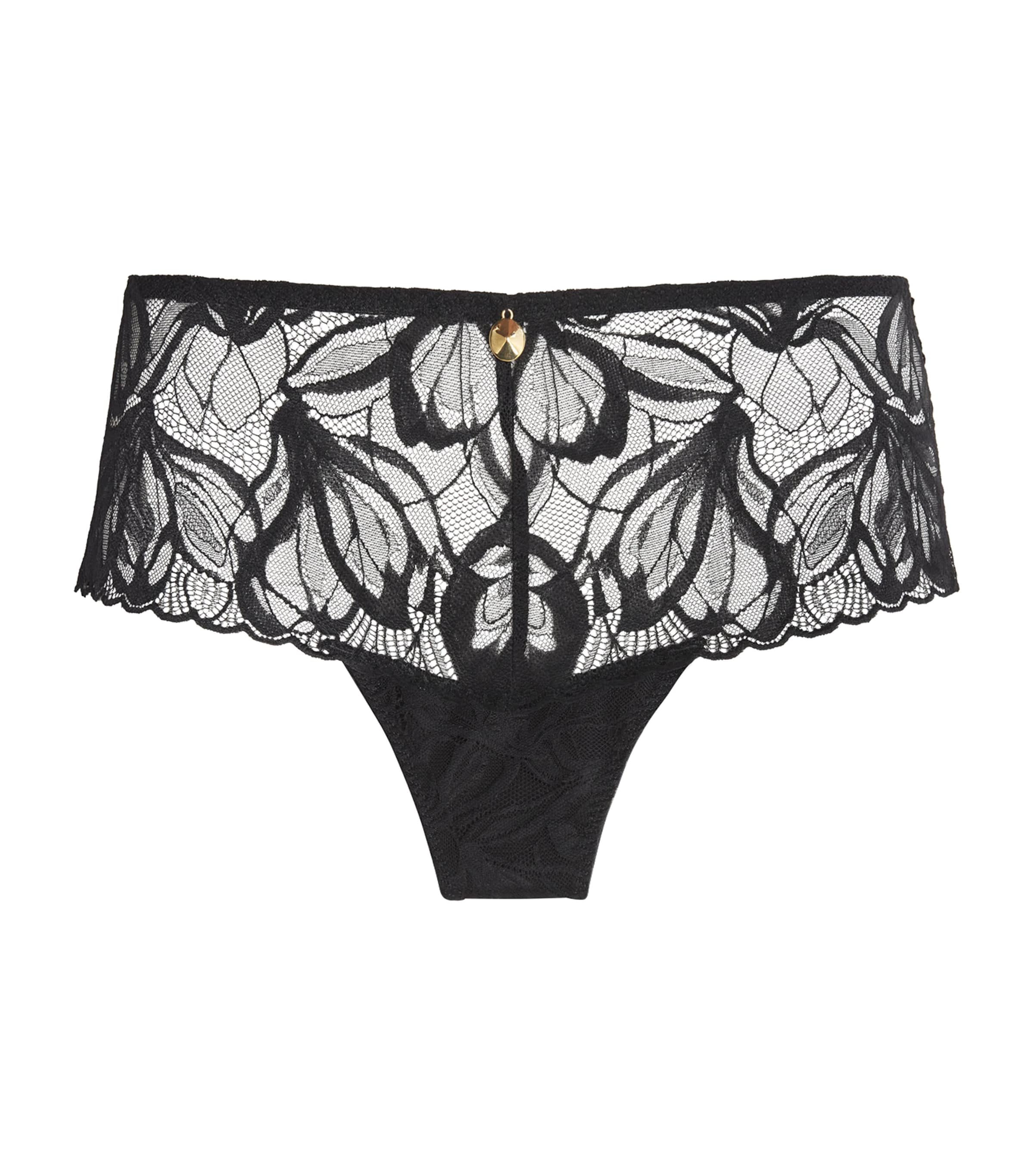 Aubade Lace After Hours Cheeky Briefs In Black