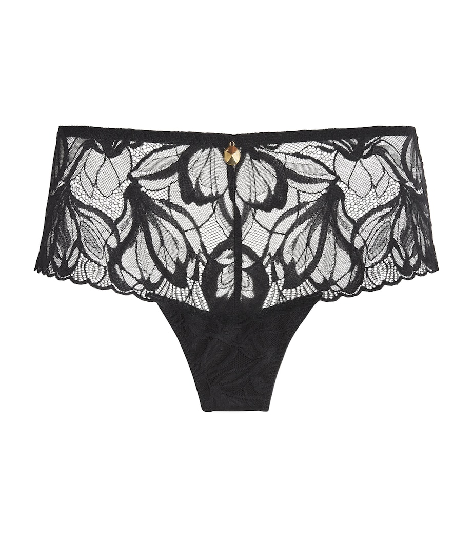 Lace After Hours Cheeky Briefs BLACK Image 1