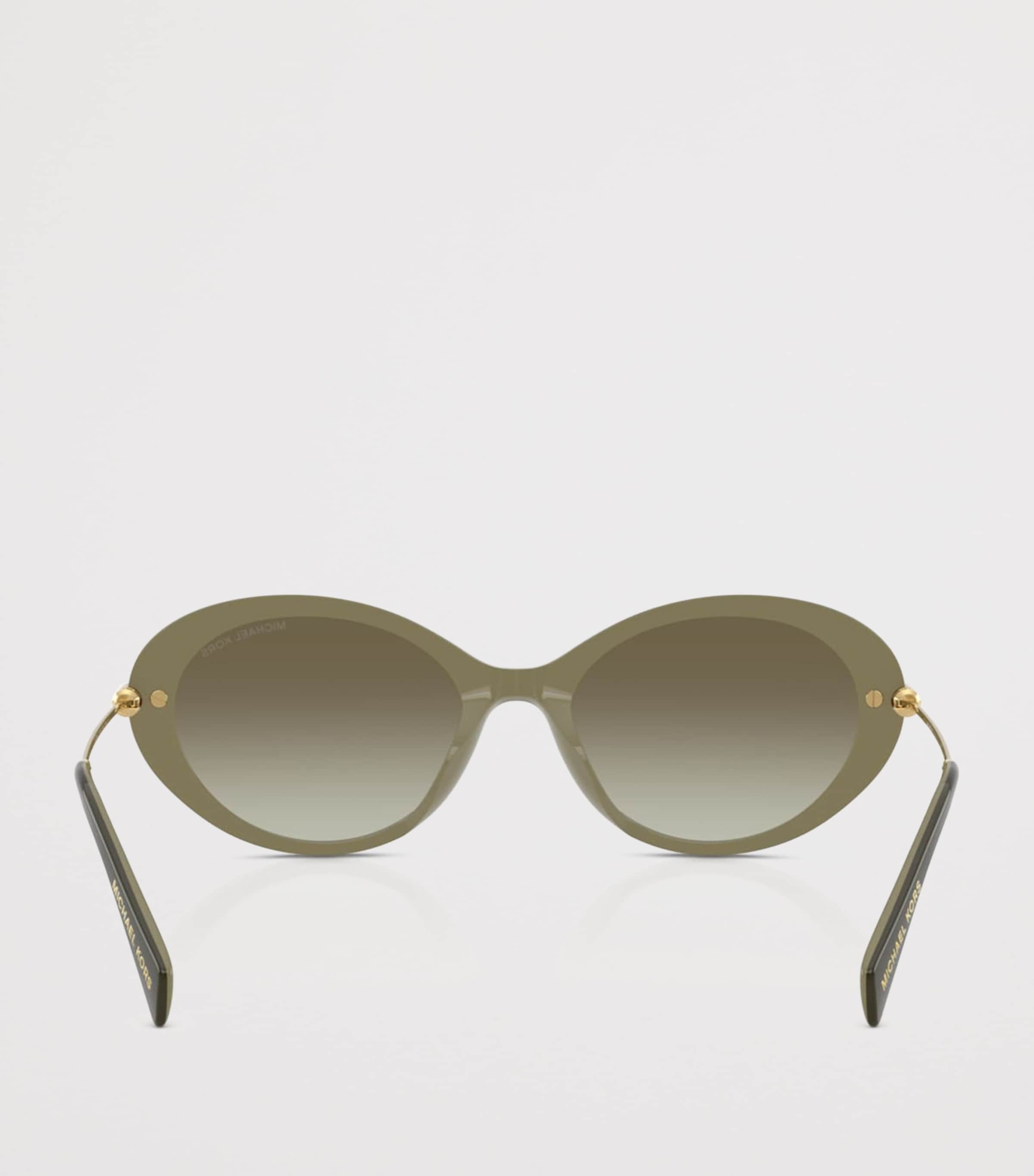 Michael Kors Rockaway Oval Sunglasses Green Image 4