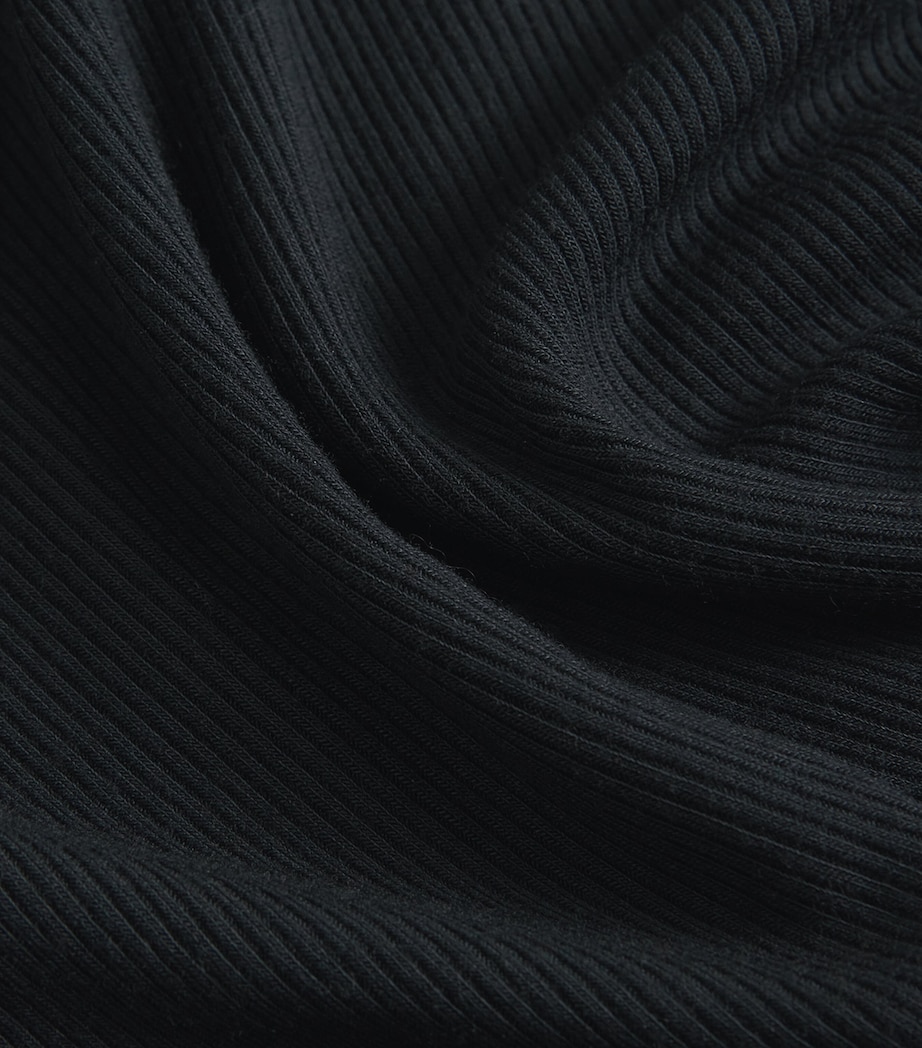 Modal Rib Nanette T-Shirt BLACK Image 5