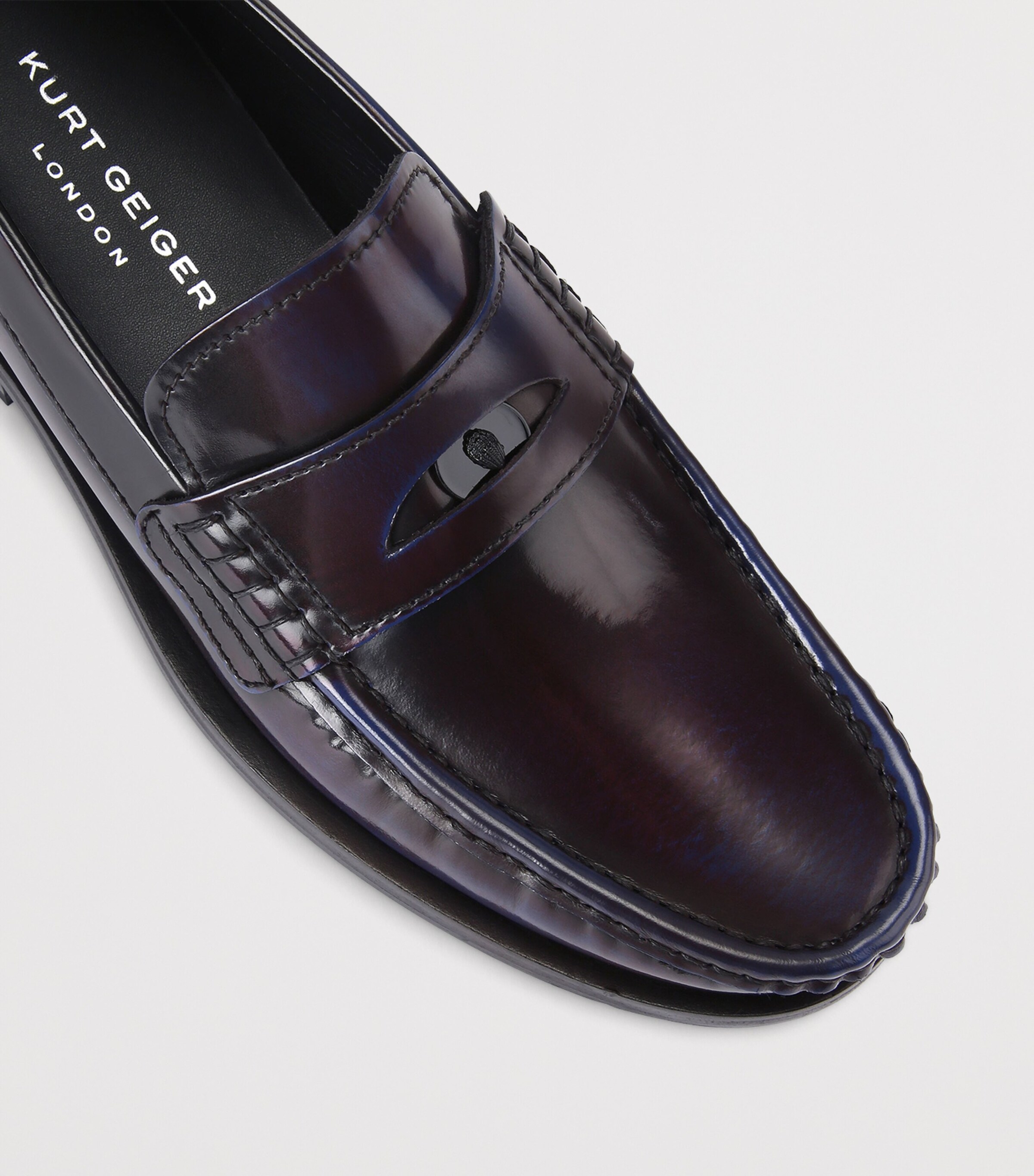 Kurt Geiger London Leather Lombard Loafers Mult/other Image 4