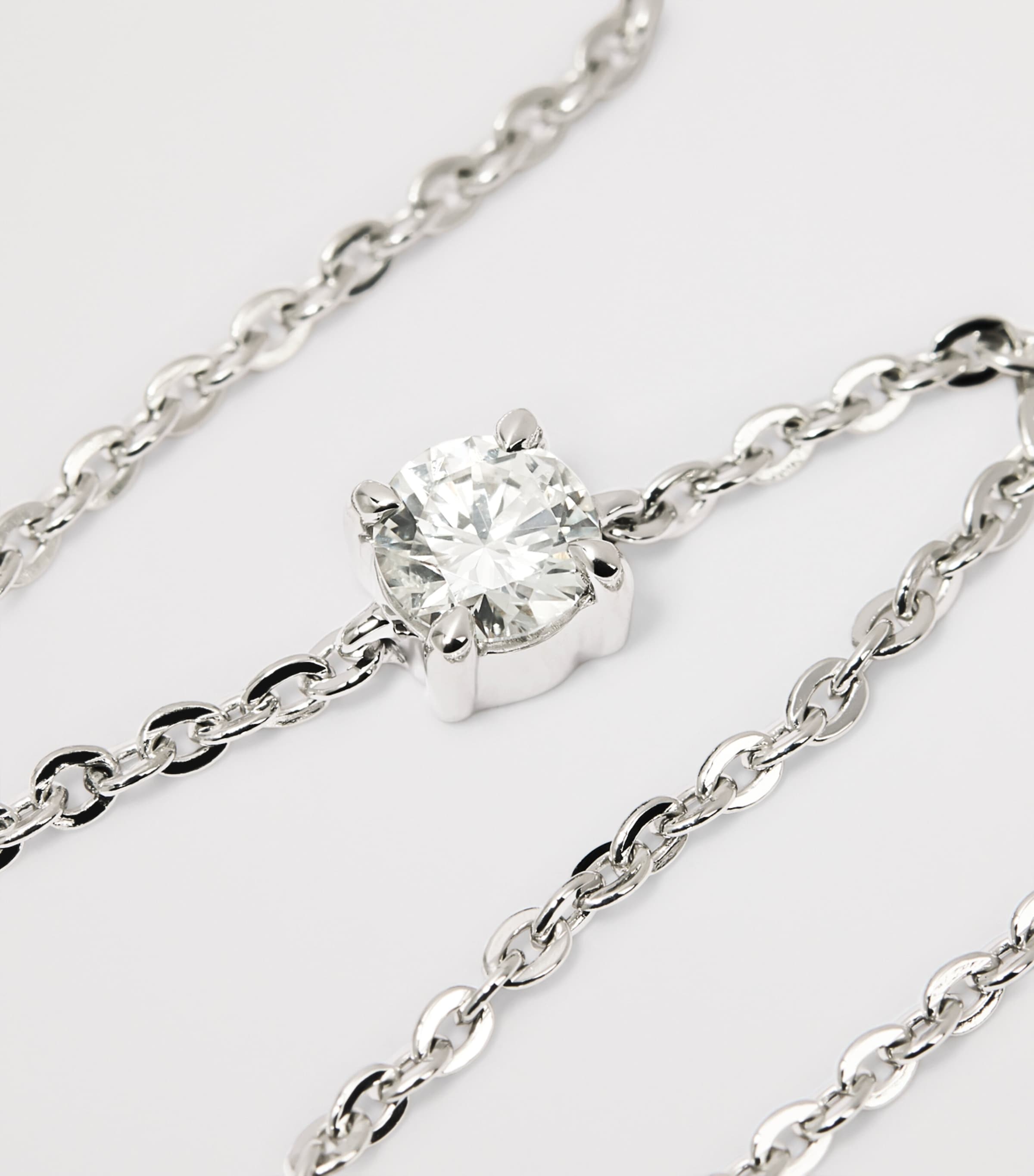 White Gold and Diamond Bracelet (0.25ct) WHITE GOLD Image 3