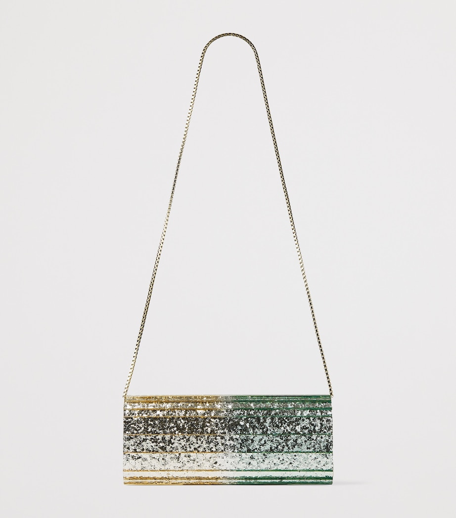 Sweetie Glitter Dégradé Clutch Bag LIGHT VERDE/GOLD Image 4