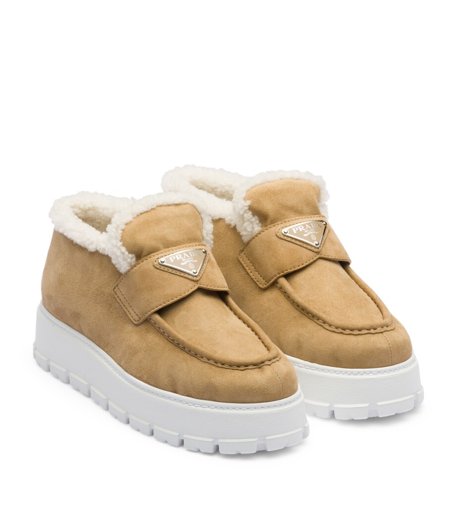 Prada Suede Slip-On Sneakers Image 2