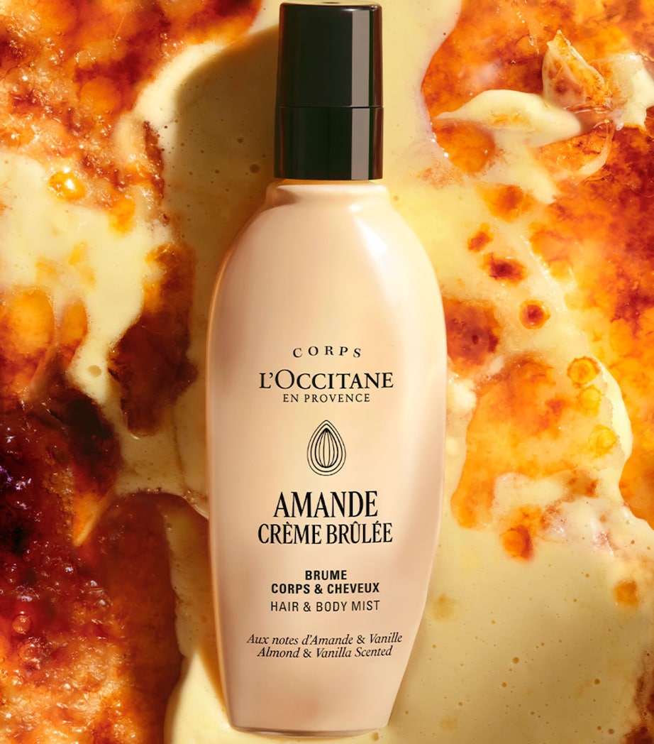 L'Occitane Roasted Almond Crème Brûlée Hair and Body Mist (100ml) Image 3