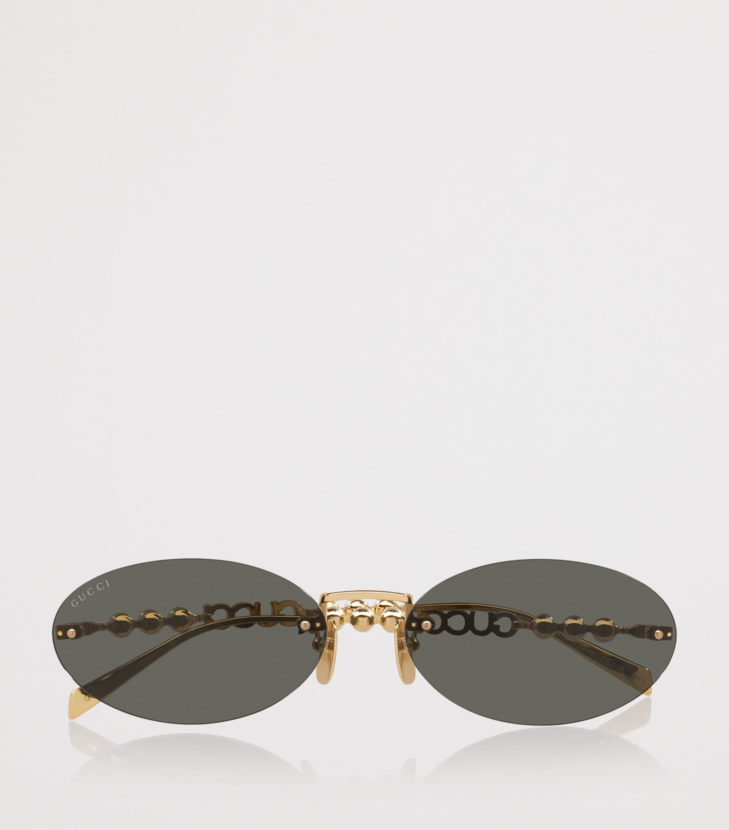 Metal Round Sunglasses 2300L1 Image 5