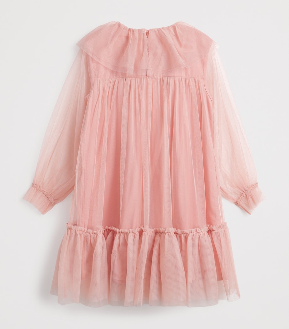 Tulle Bow Dress (5-10 Years) S30039 MELLOW ROSE Image 2