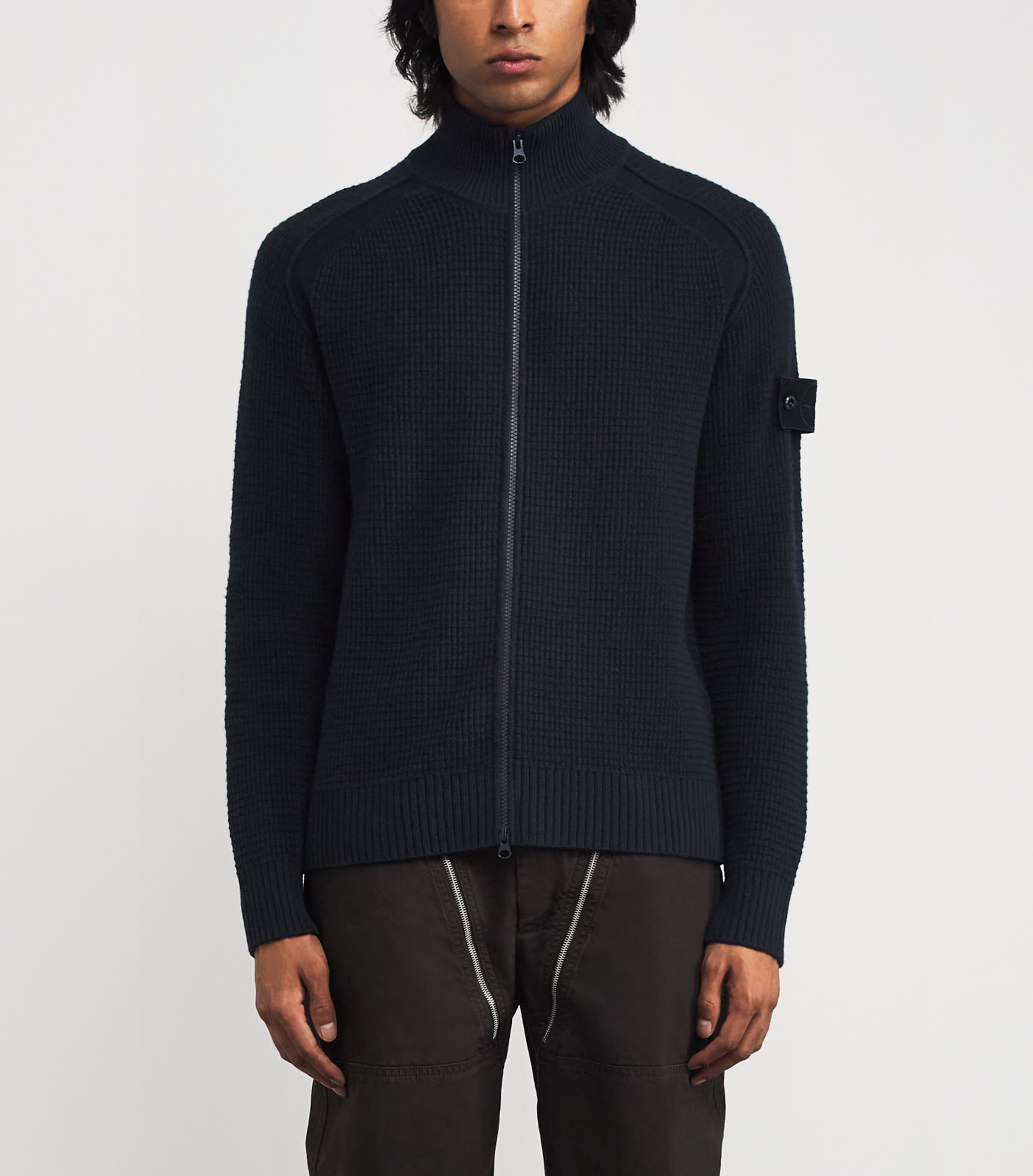 GHOST PIECE Virgin Wool Cardigan V0020 Image 3