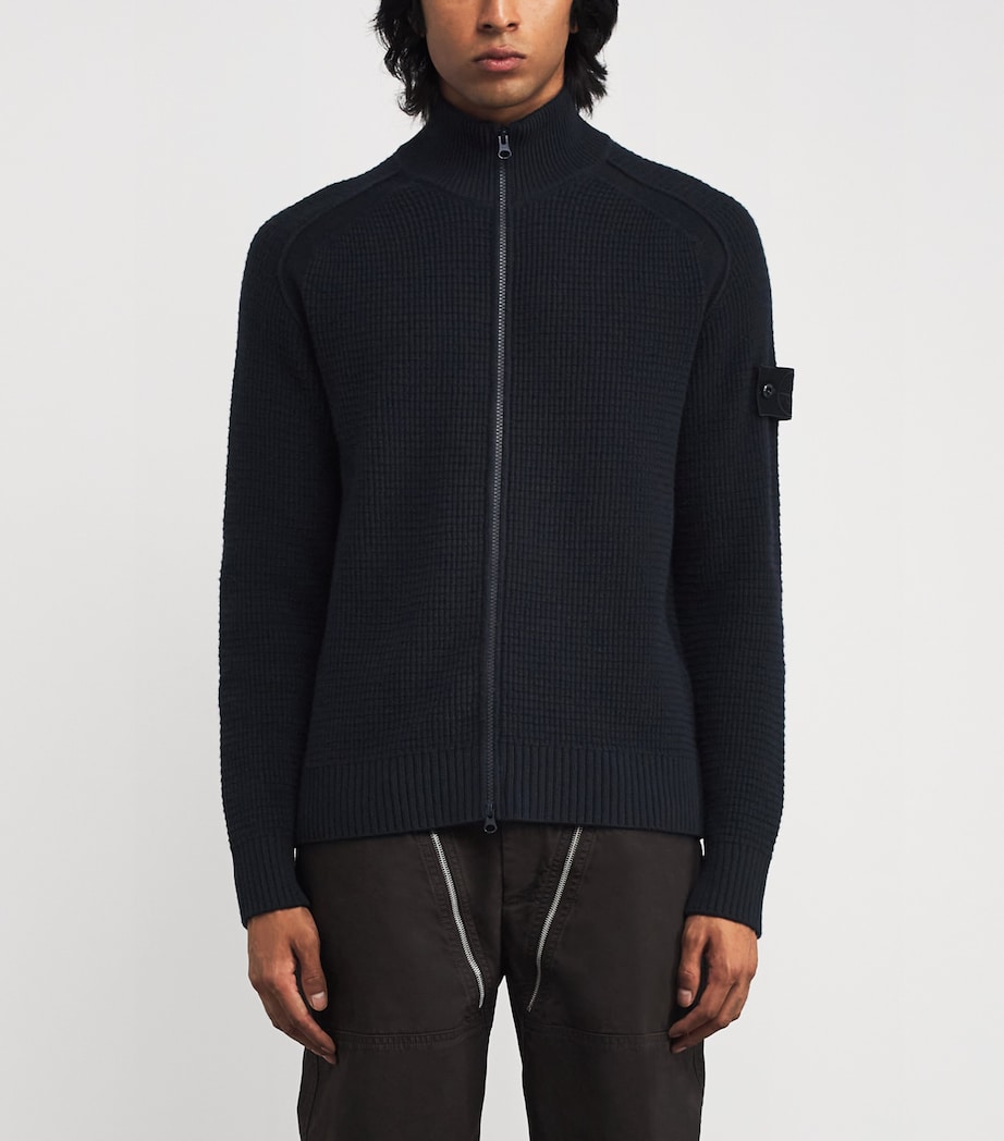 GHOST PIECE Virgin Wool Cardigan V0020 Image 3