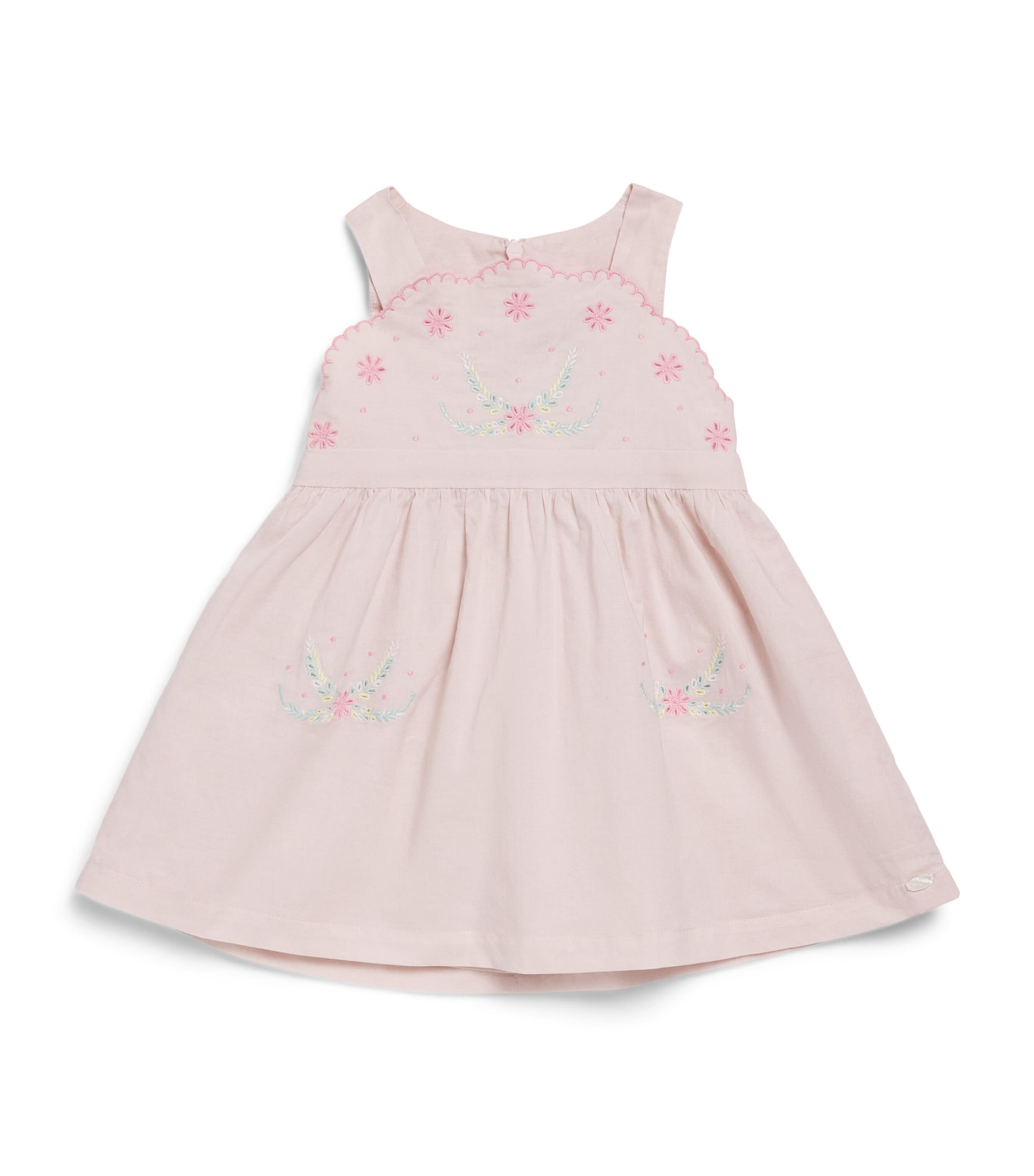 Tartine et Chocolat Cotton Embroidered Dress (3 Months-4 Years) Pâle Image 1