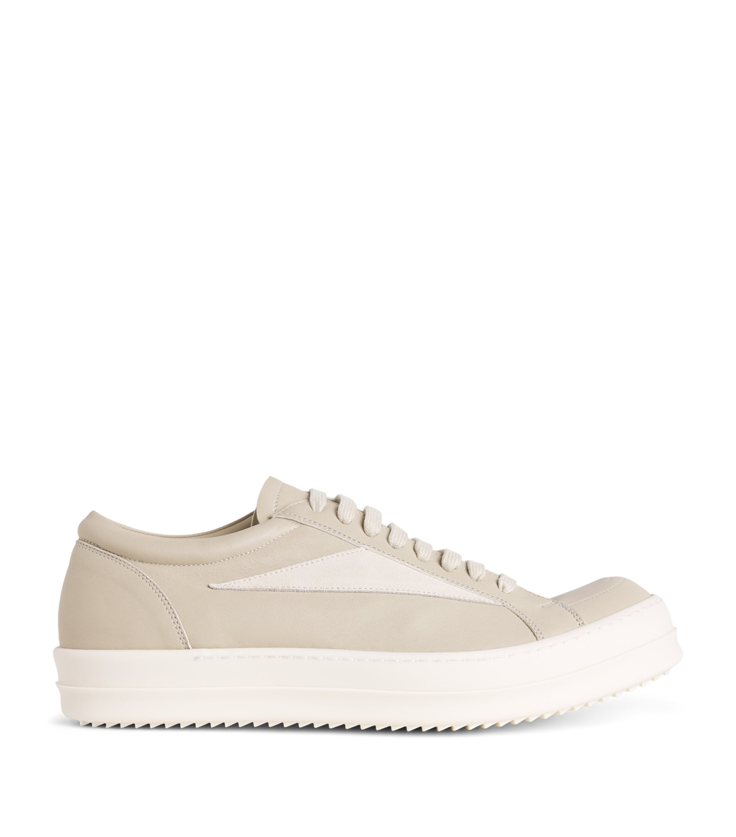 Rick Owens Tumbled Lambskin Vintage Sneakers Image 1