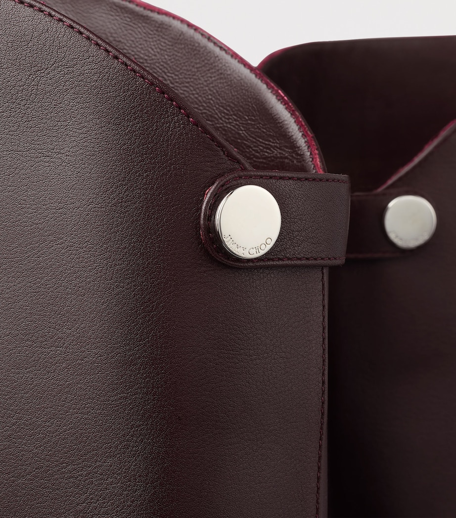 Alizze 85 Leather Knee-High Boots DEEP MERLOT Image 2