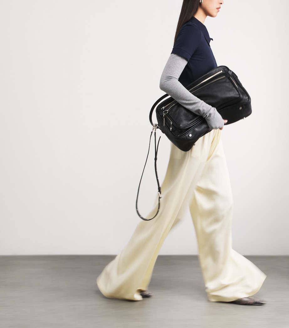 Satin Wide-Leg Trousers 9210 BUTTERMILK Image 2