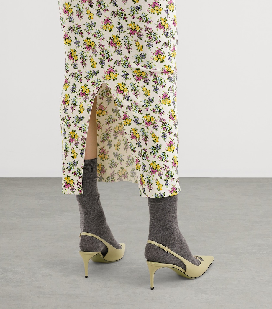 Dolce&Gabbana Womens Floral Print Maxi Skirt Fior Image 5