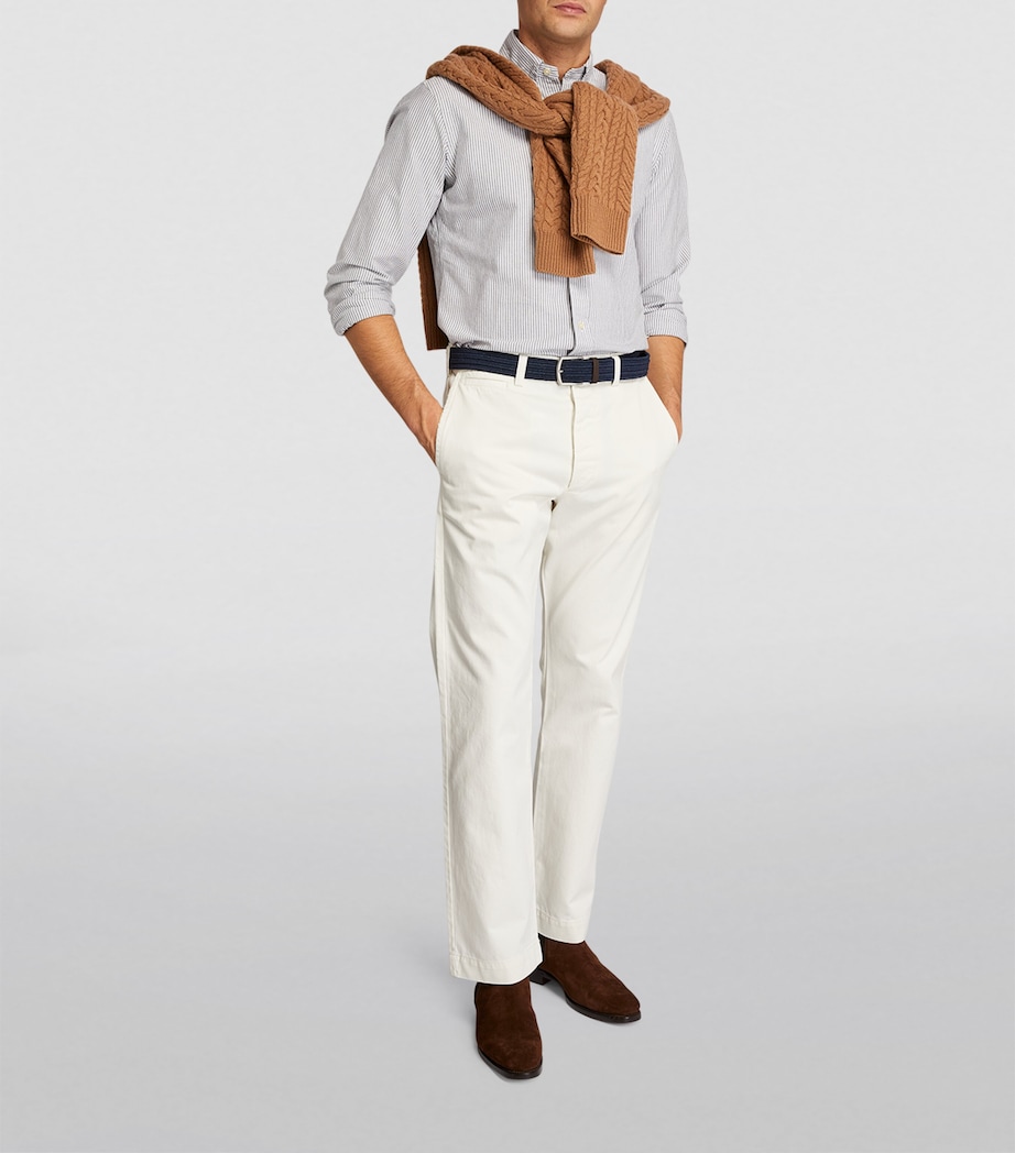 Polo Ralph Lauren Canvas Braided Belt Navy Image 4