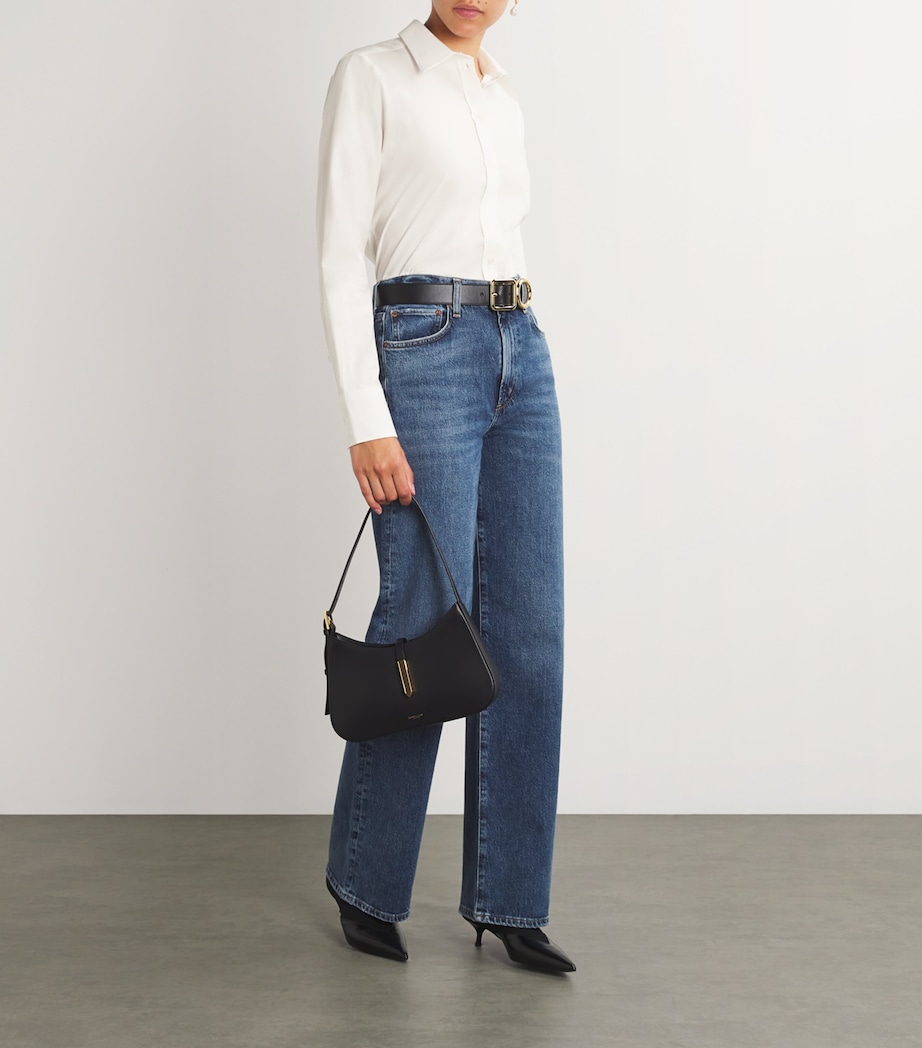 Cotton Travel Layering Shirt WHITE Image 2