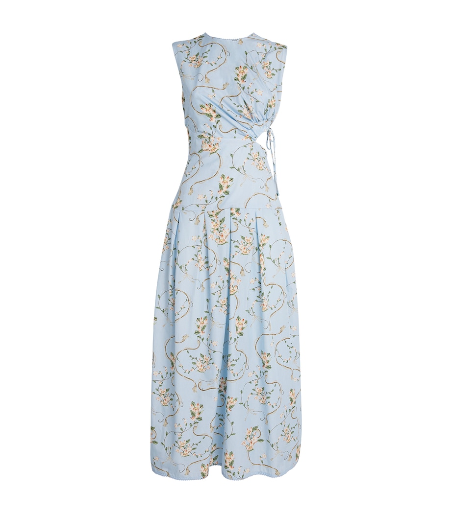 Agua By Agua Bendita Womens Cotton OtoNo Navegante Midi Dress Image 1