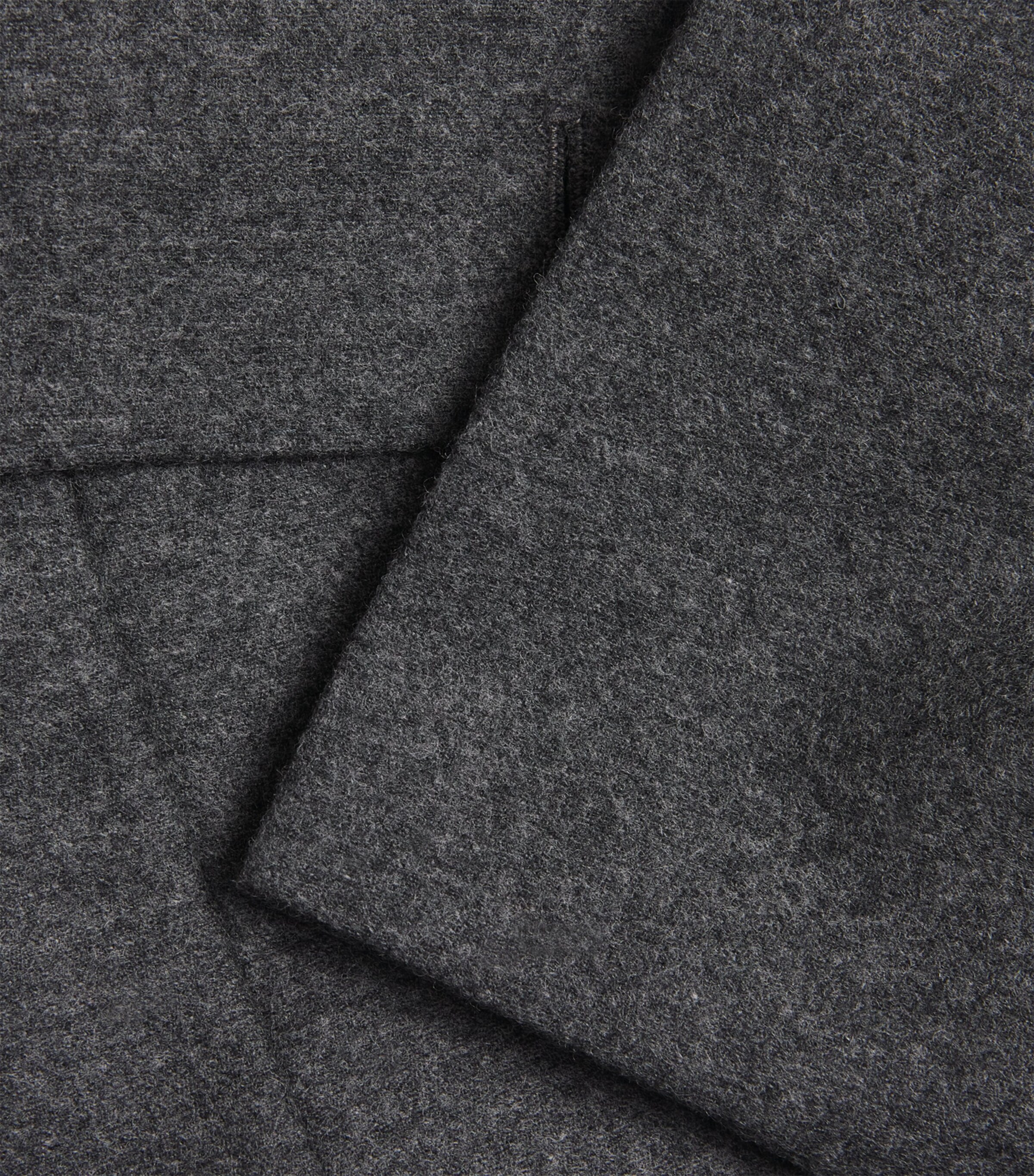 Virgin Wool Double-Breasted Jacket MEDIUM GREY Image 5