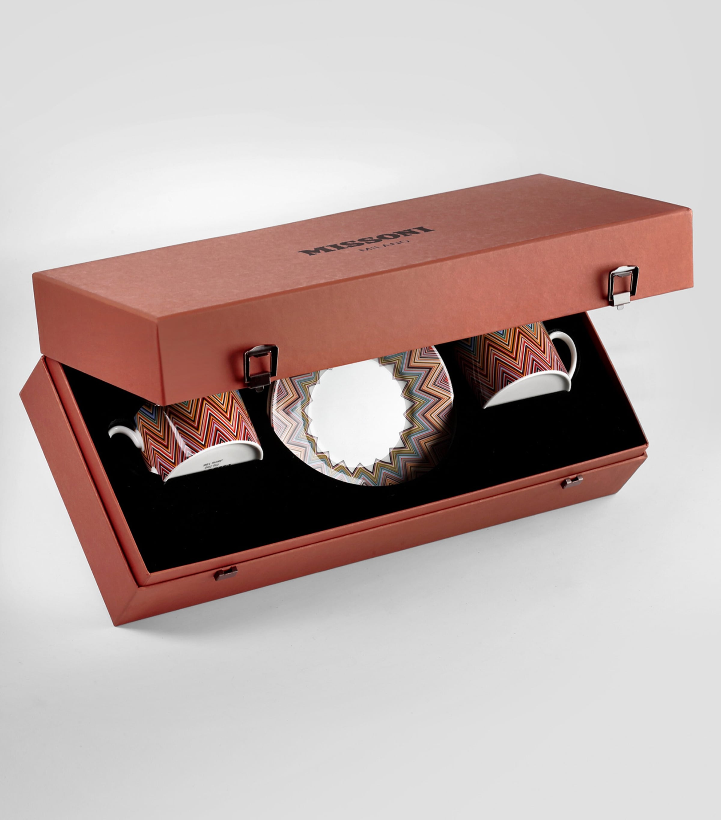 Zigzag Jarris Teacup and Saucer MULTI Image 2