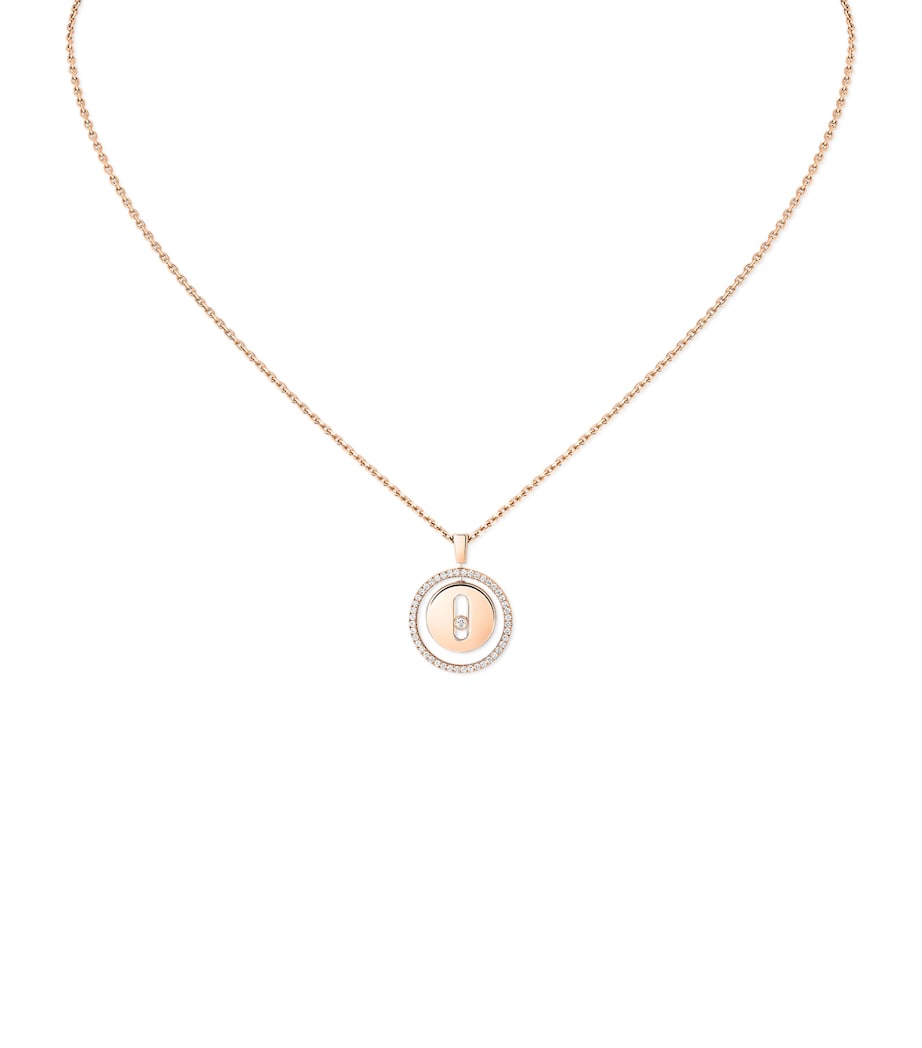 Messika Lucky Move Rose Gold and Diamond Necklace Pink Gold Image 1