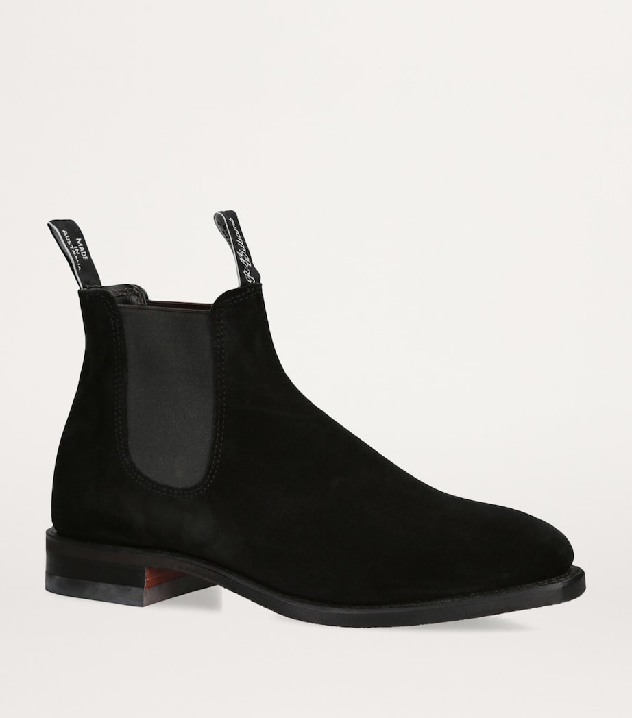 Suede Ankle Boots BLACK Image 3