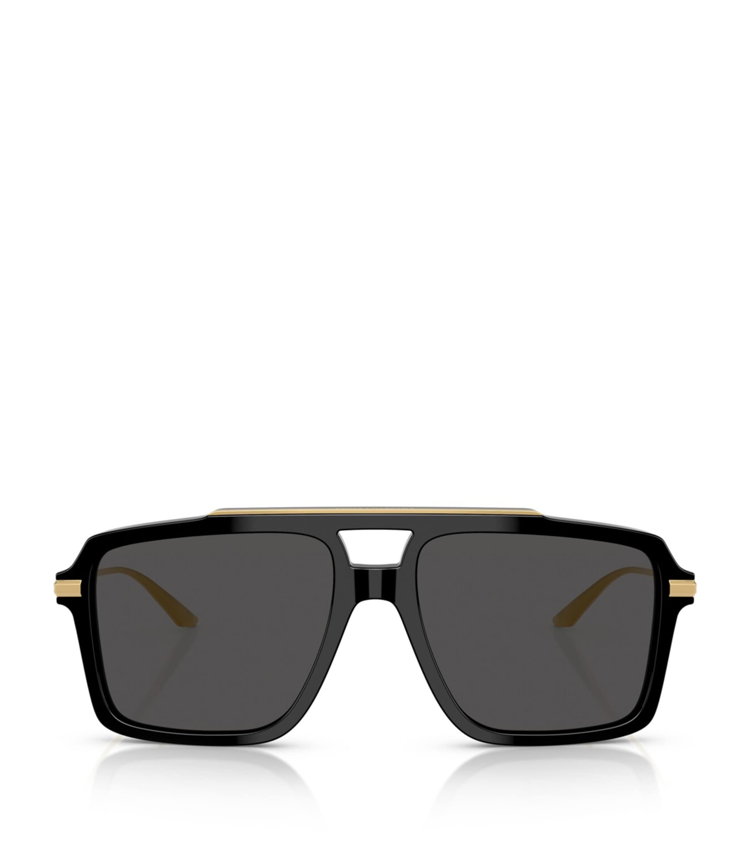 Dolce & Gabbana Acetate Aviator Sunglasses | Holiday Shop | Mens | Sunglasses | Men Accessories | Designers | Dolce & Gabbana