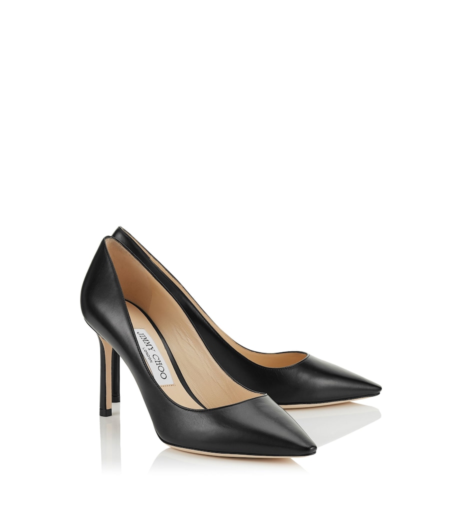 Romy 85 Leather Pumps BLACK Image 2