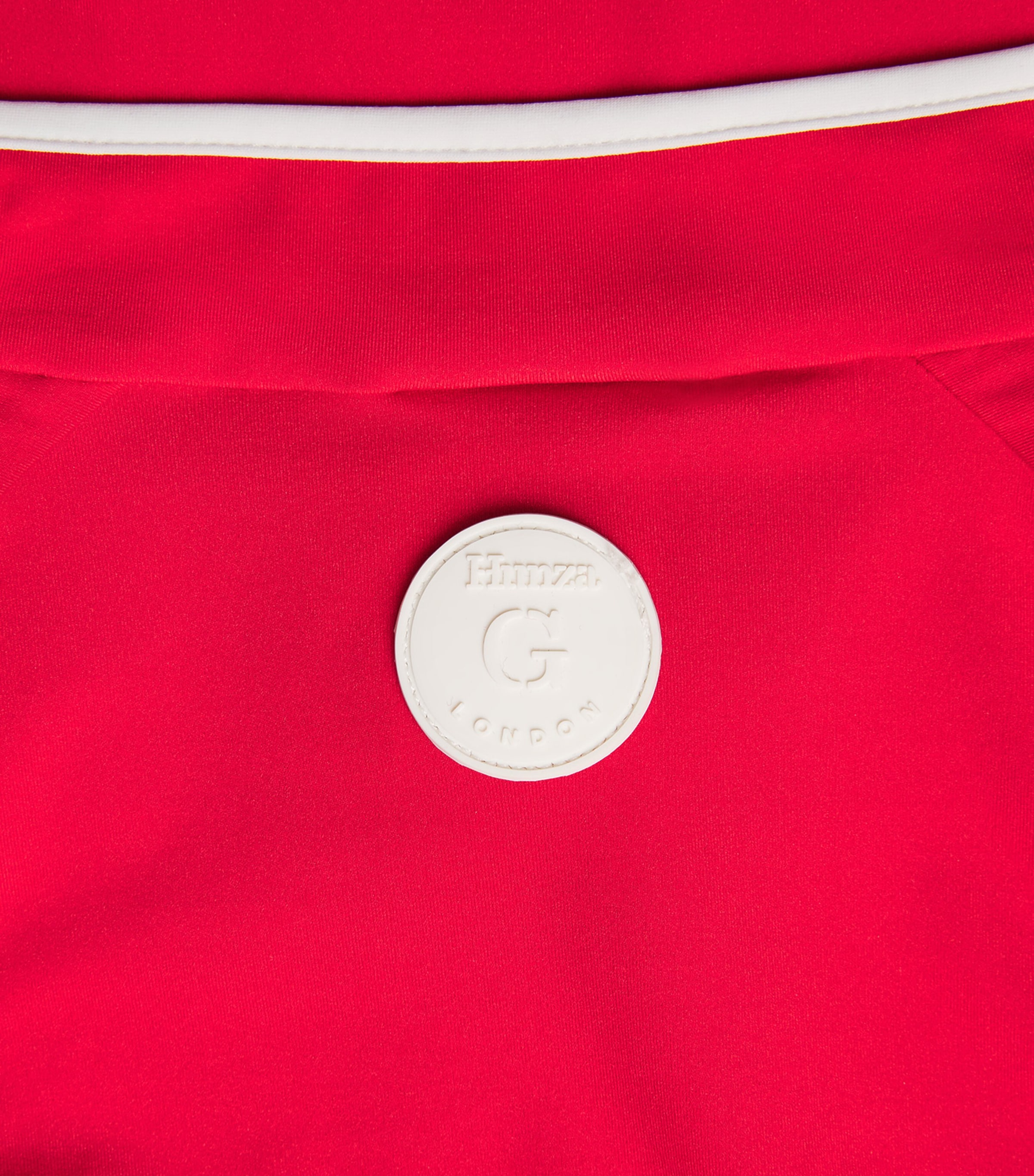 UPF 50+ Half-Zip Katya Swimsuit RED Image 4