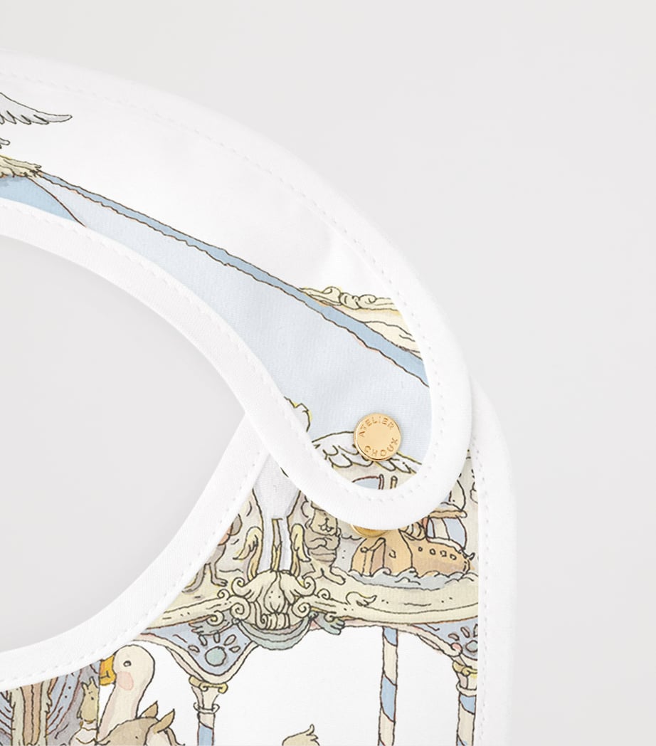 Carousel Blanket and Bib Set MULTI Image 5