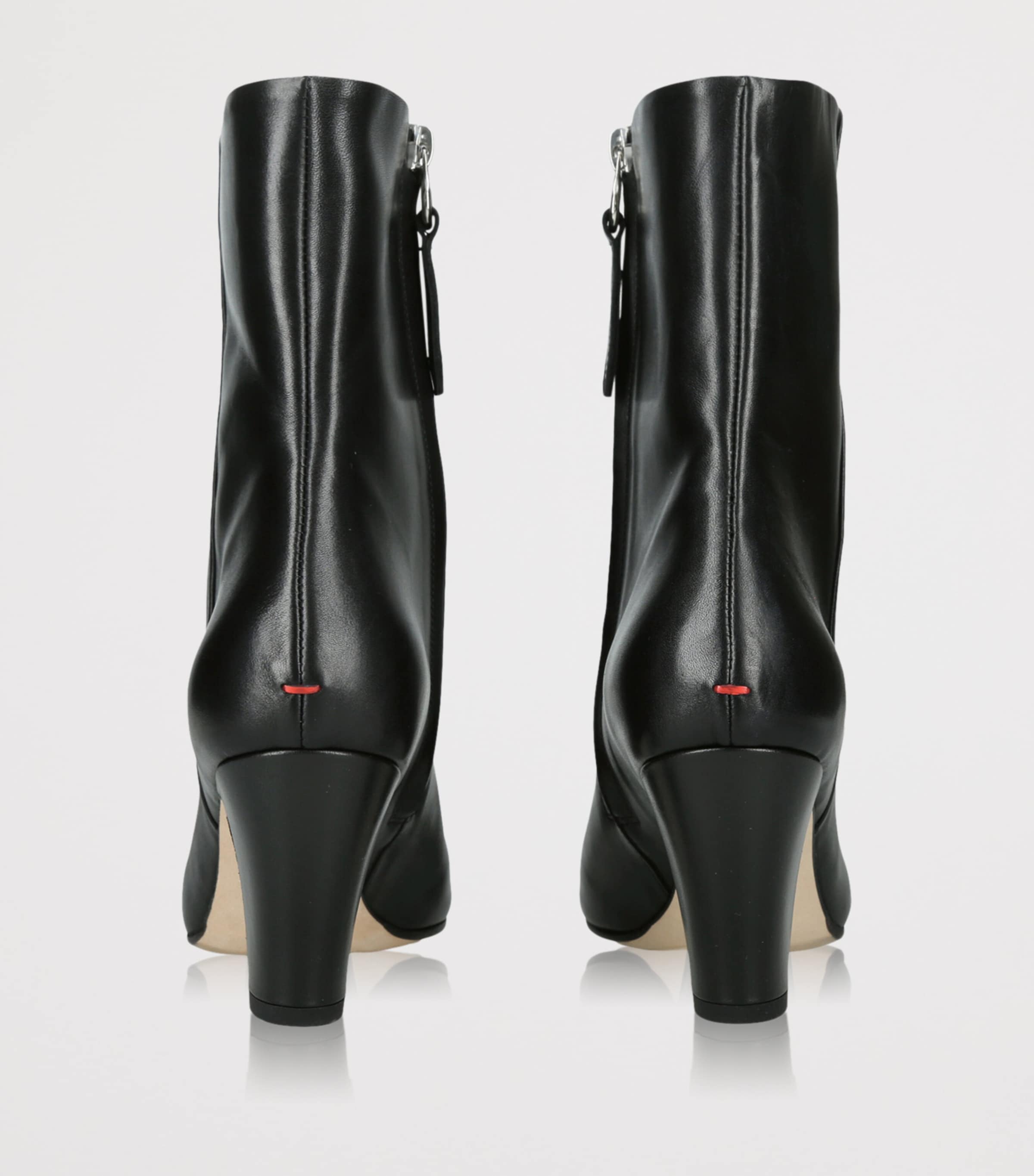 aeyde Leather Maris Ankle Boots 75 Black Image 4
