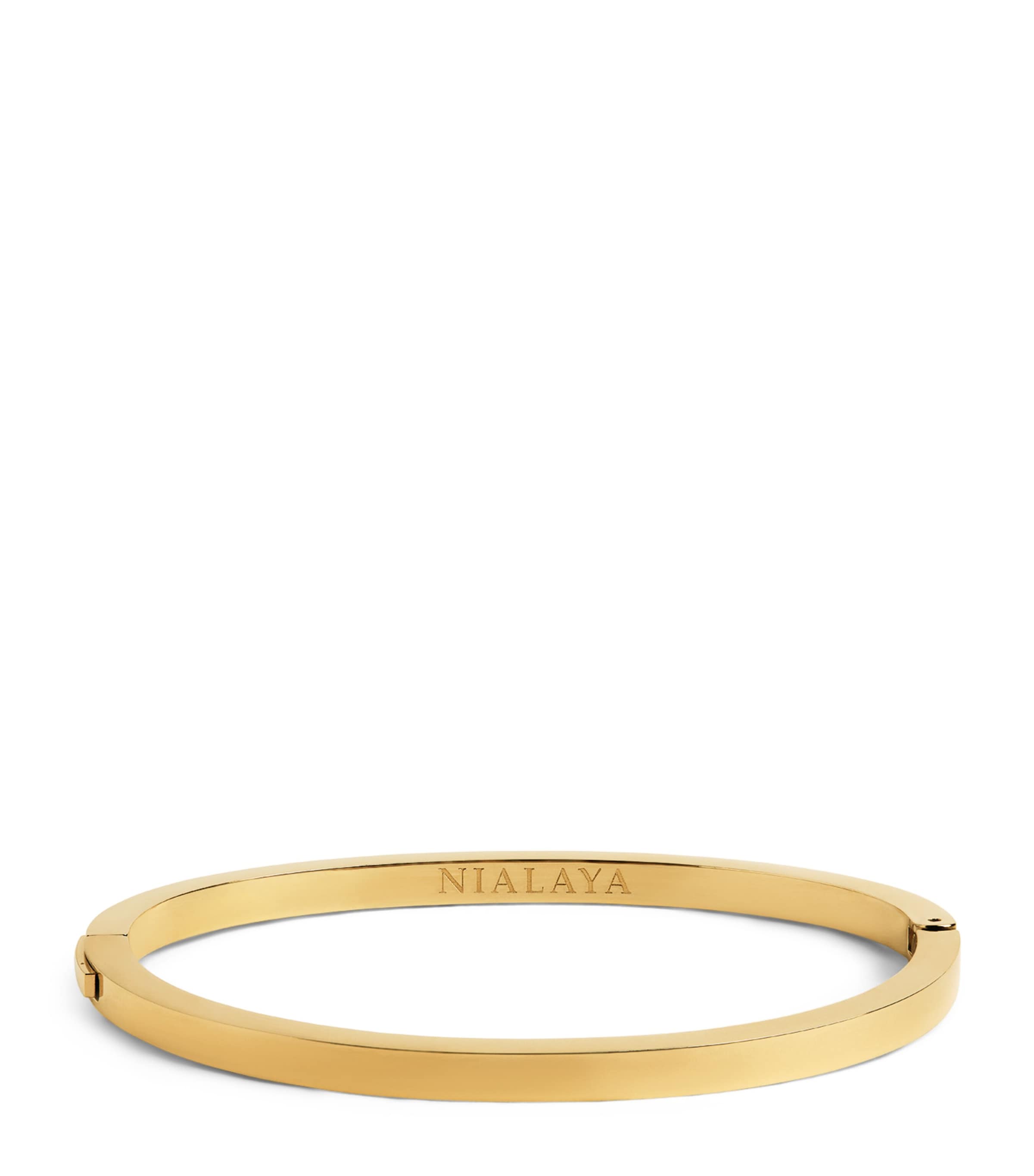 Gold-Plated Simplicity Bangle GOLD Image 1
