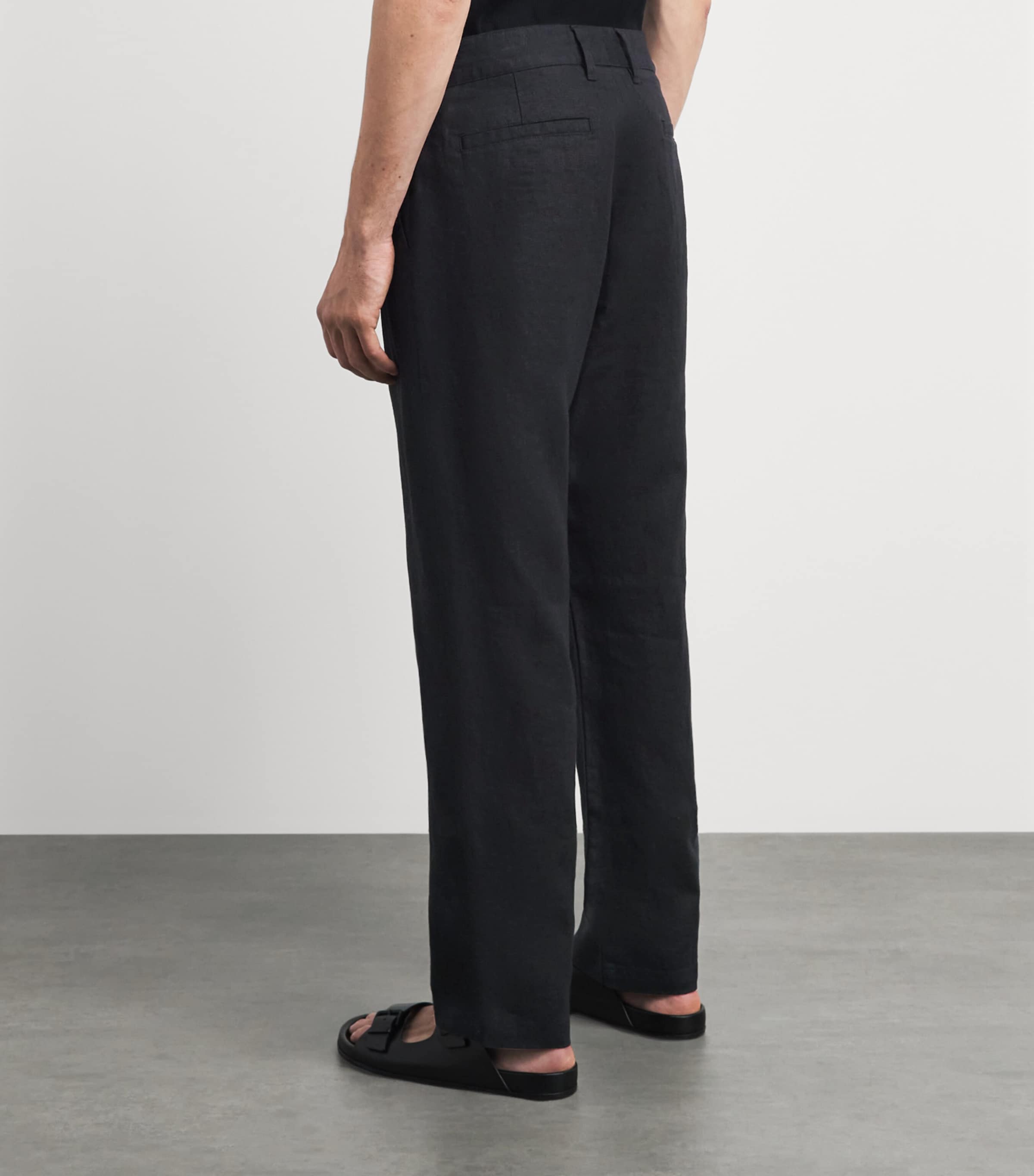 NN.07 Mens Stretch-Organic Cotton Aden Chinos Black Image 5