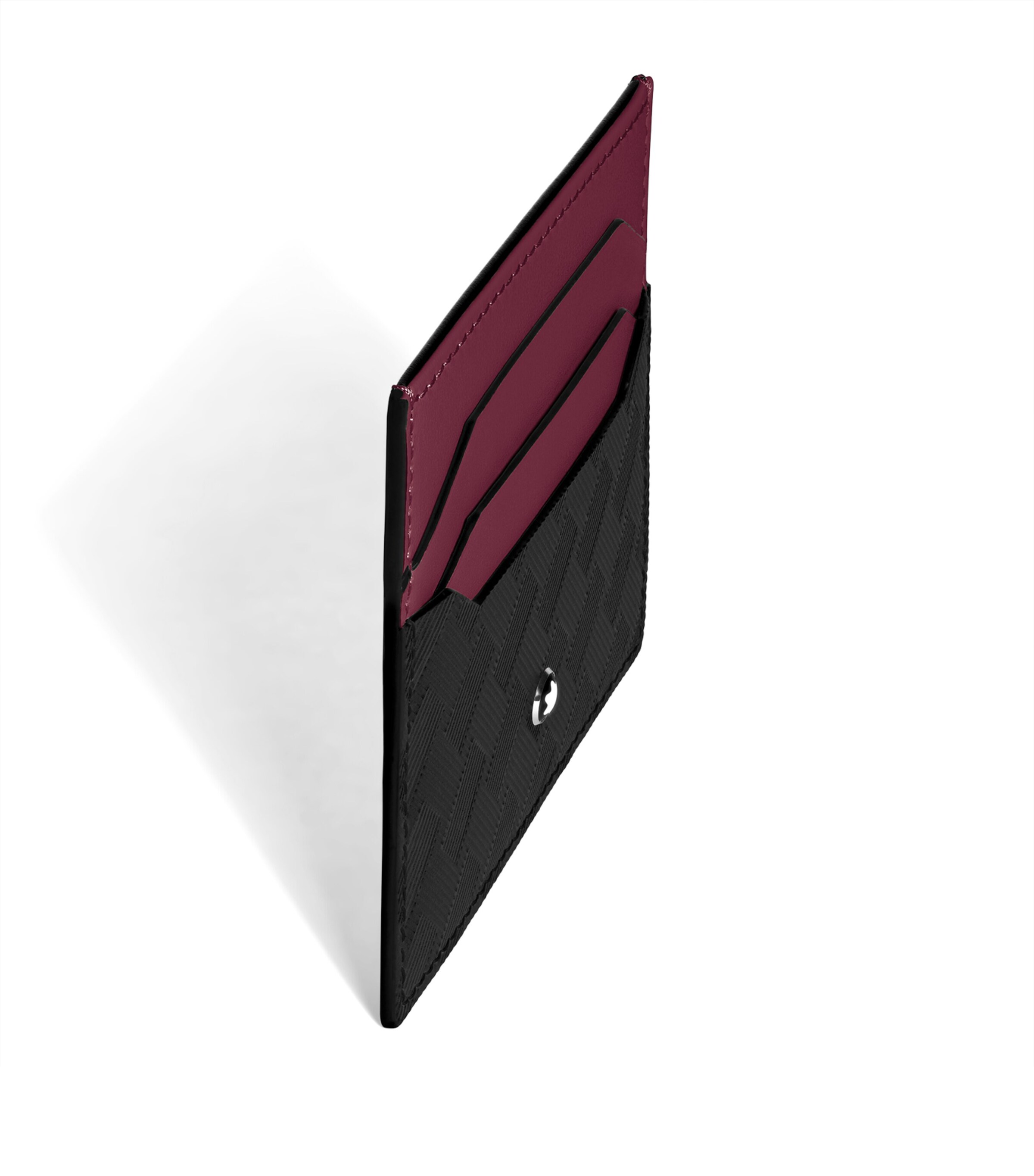 Montblanc Leather Meisterstück Card Holder Black/cassis Image 2