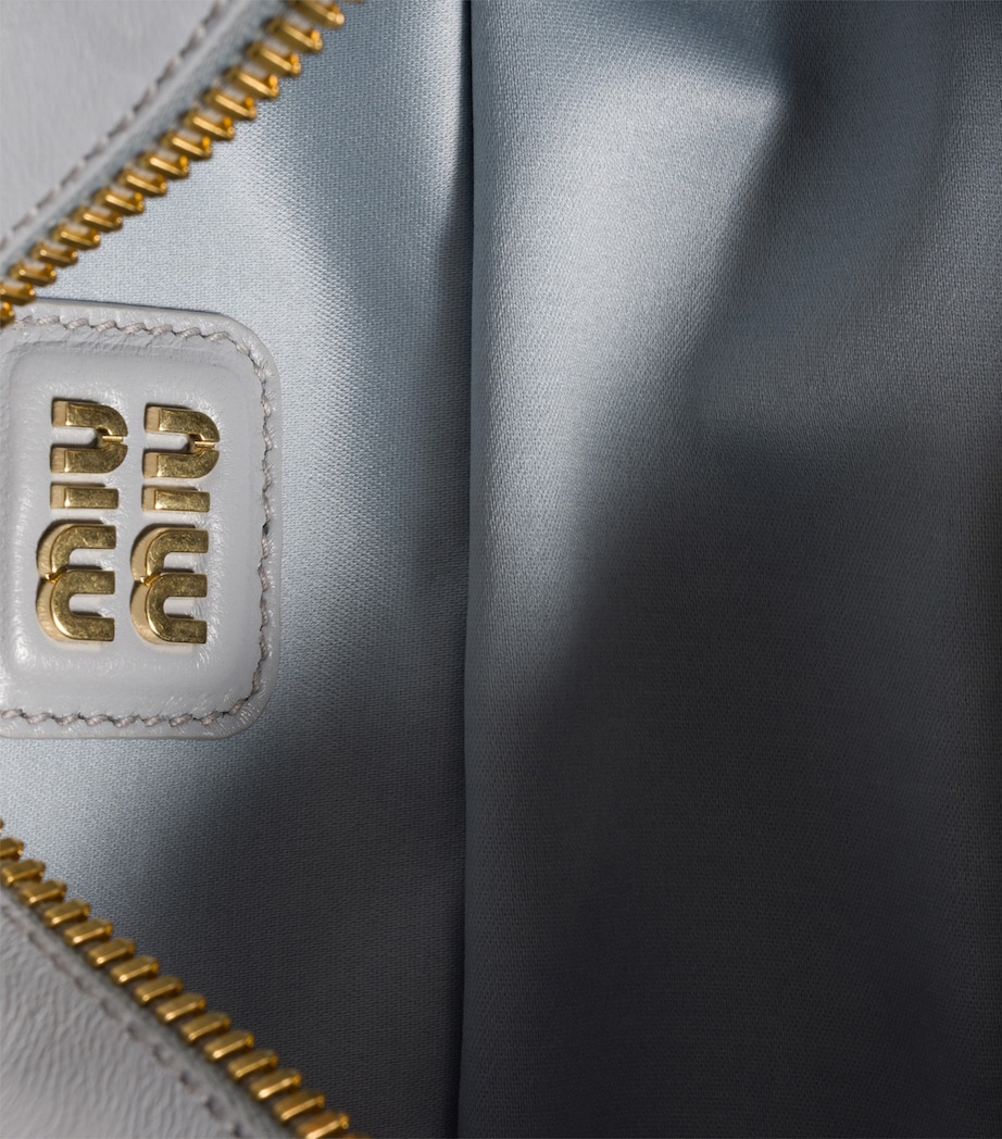 Nappa Leather Matelassé Arcadie Top-Handle Bag F0164 Image 4