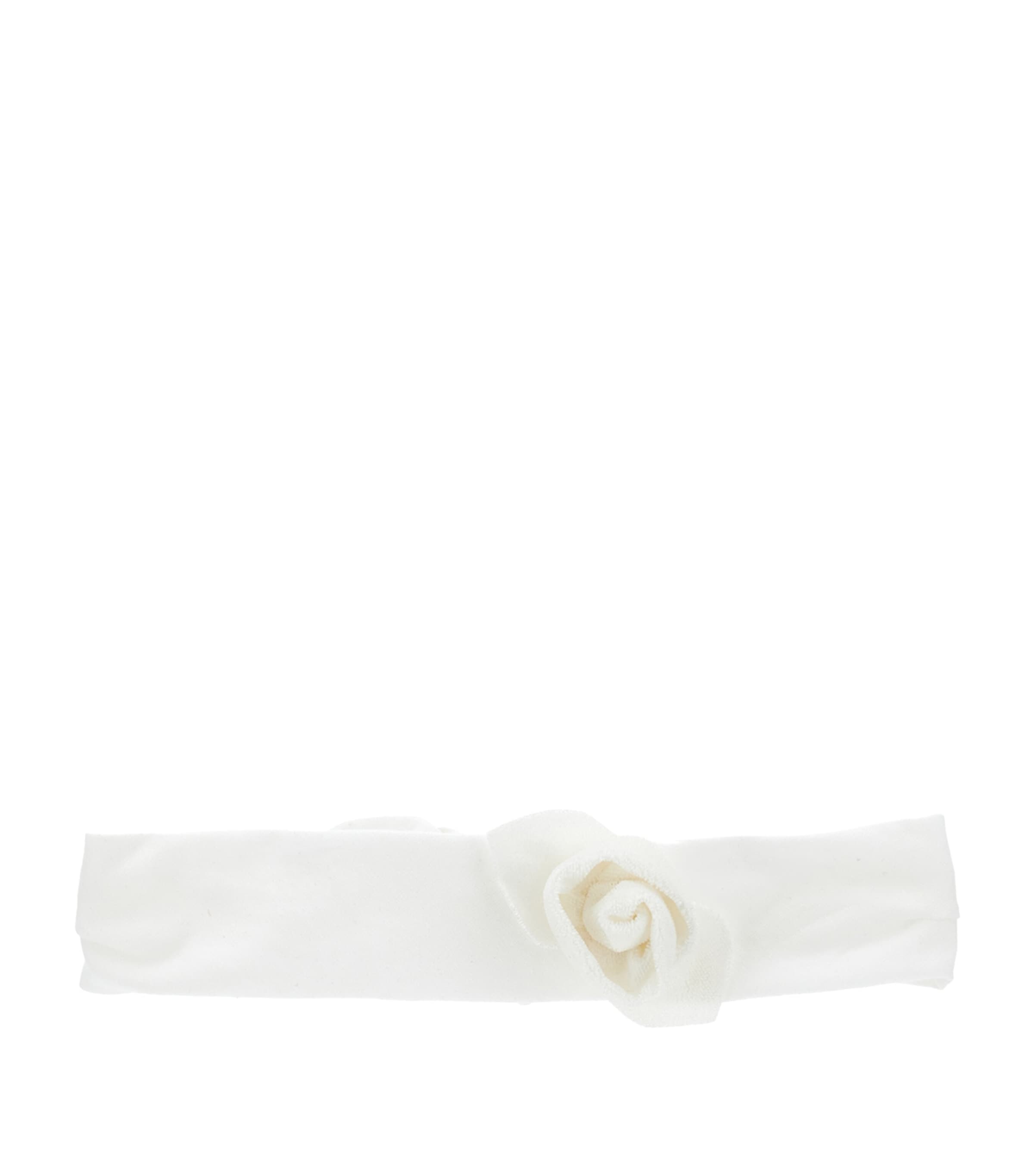 Rose-Detail Elasticated Headband PANNA Image 1