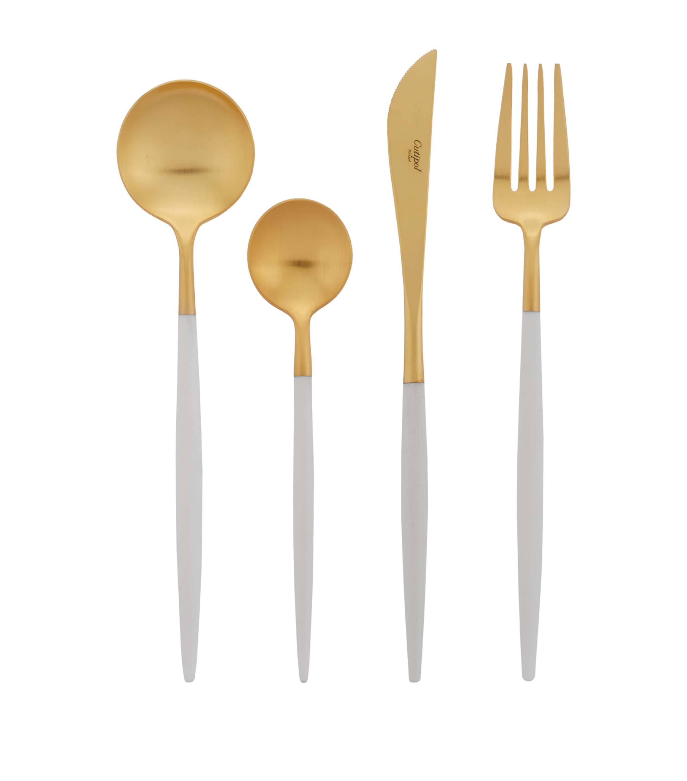 CUTIPOL GOA GOLD-PLATED 24-PIECE CUTLERY SET