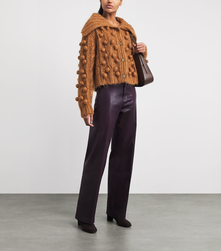 Mohair-Blend Bauble Sweater CAMEL Image 2