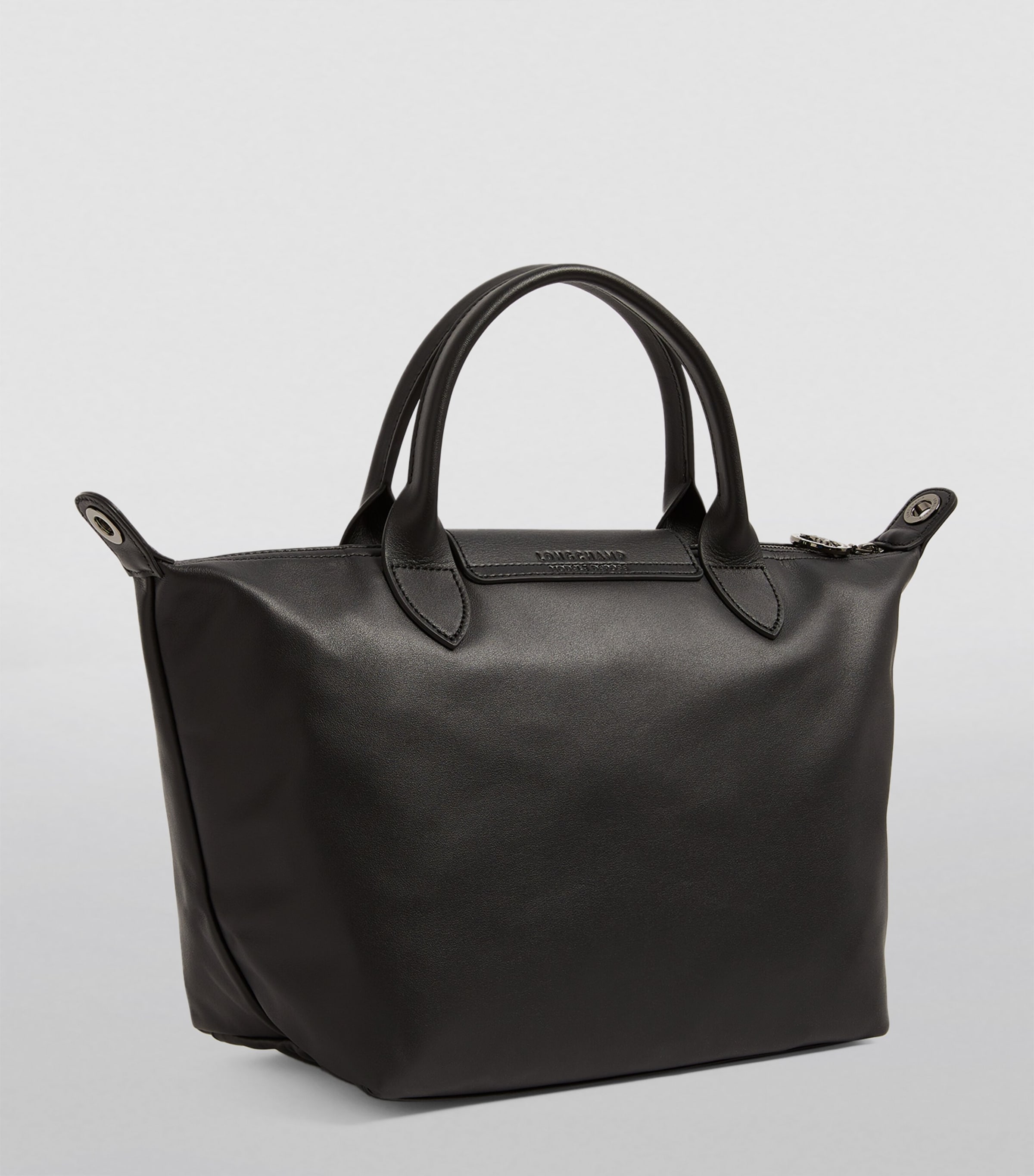 Small Leather Le Pliage Xtra Handbag 001 BLACK Image 3