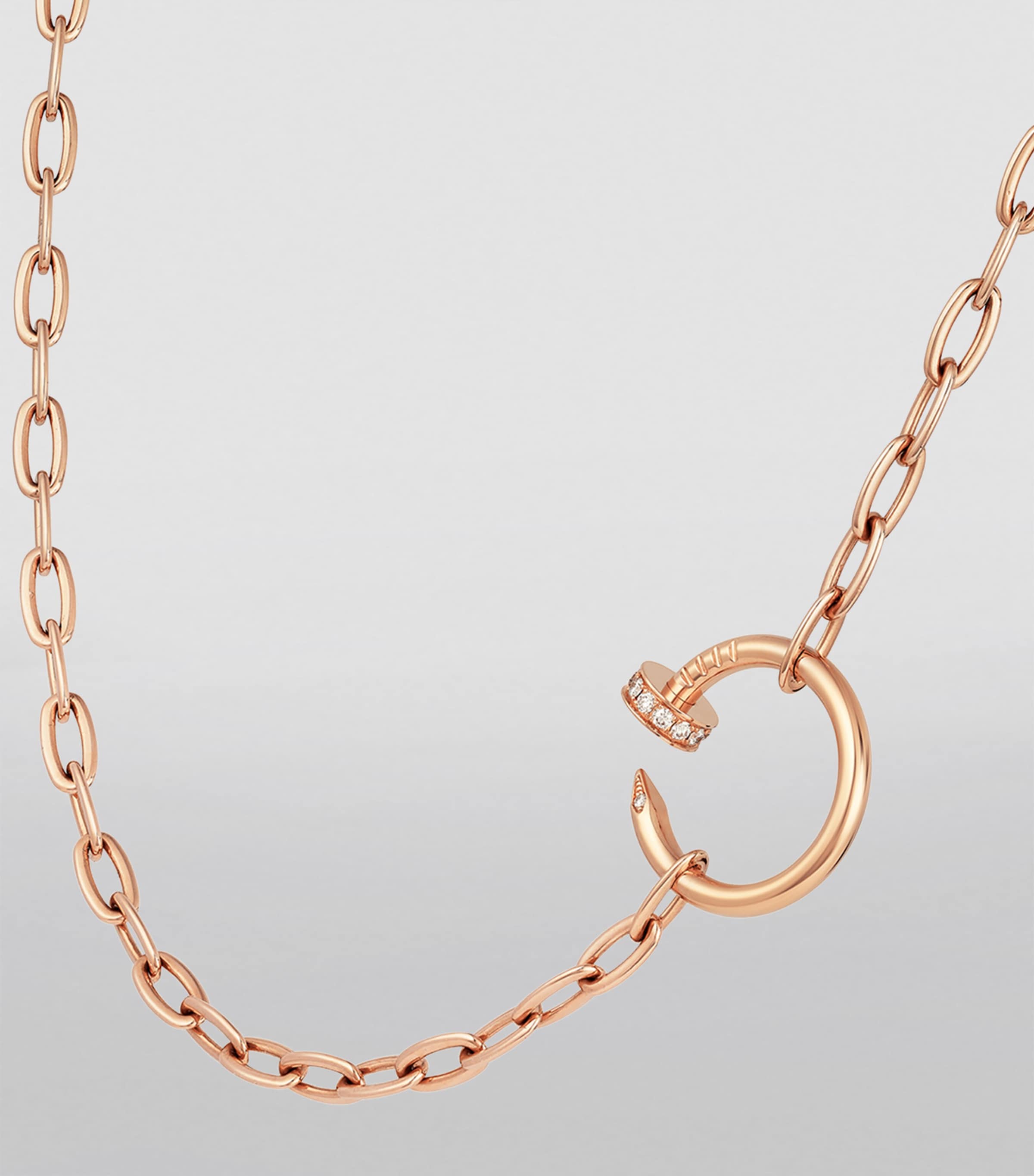 Rose Gold and Diamond Juste un Clou Necklace (51cm) ROSE GOLD Image 2