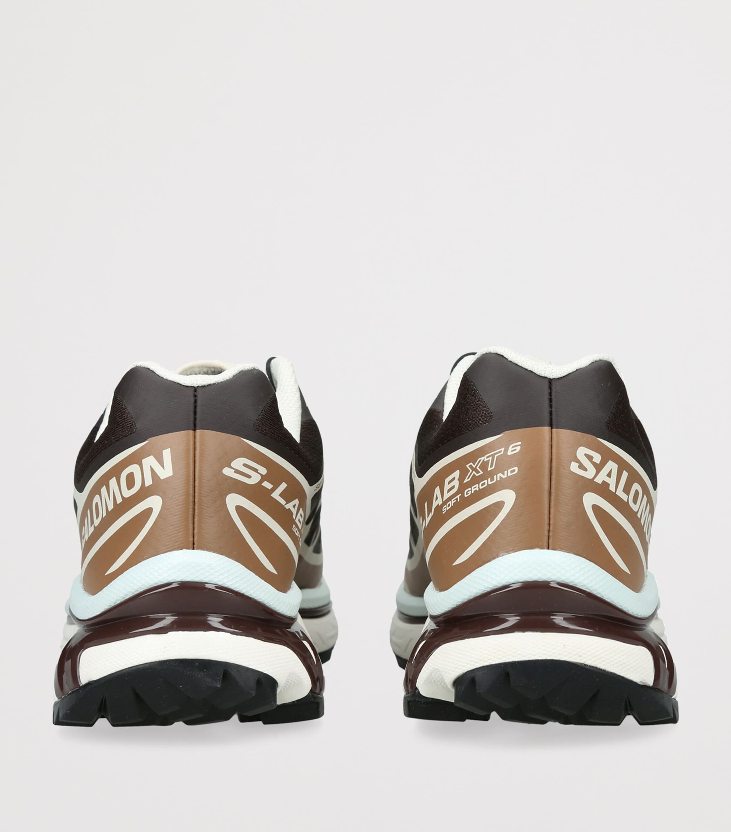Salomon Mens XT-6 Sneakers Dark Brown Image 2