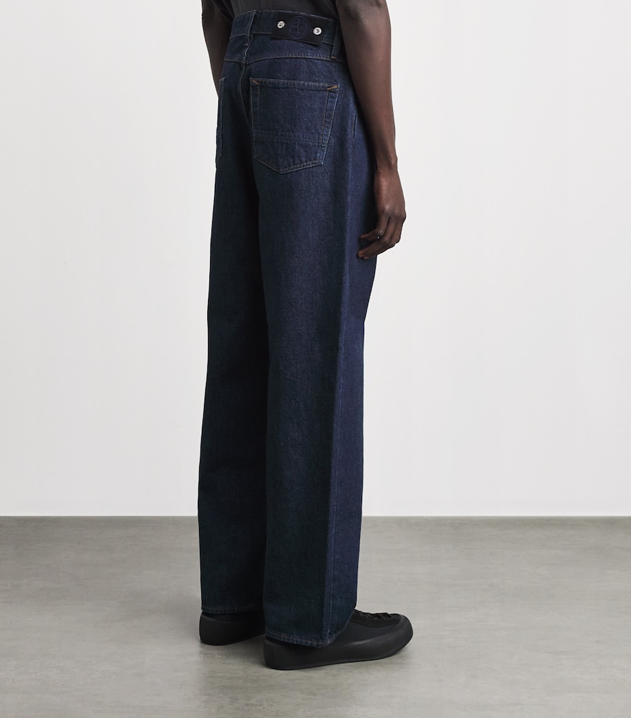 Stone Island Mens Loose-Fit Jeans Image 5